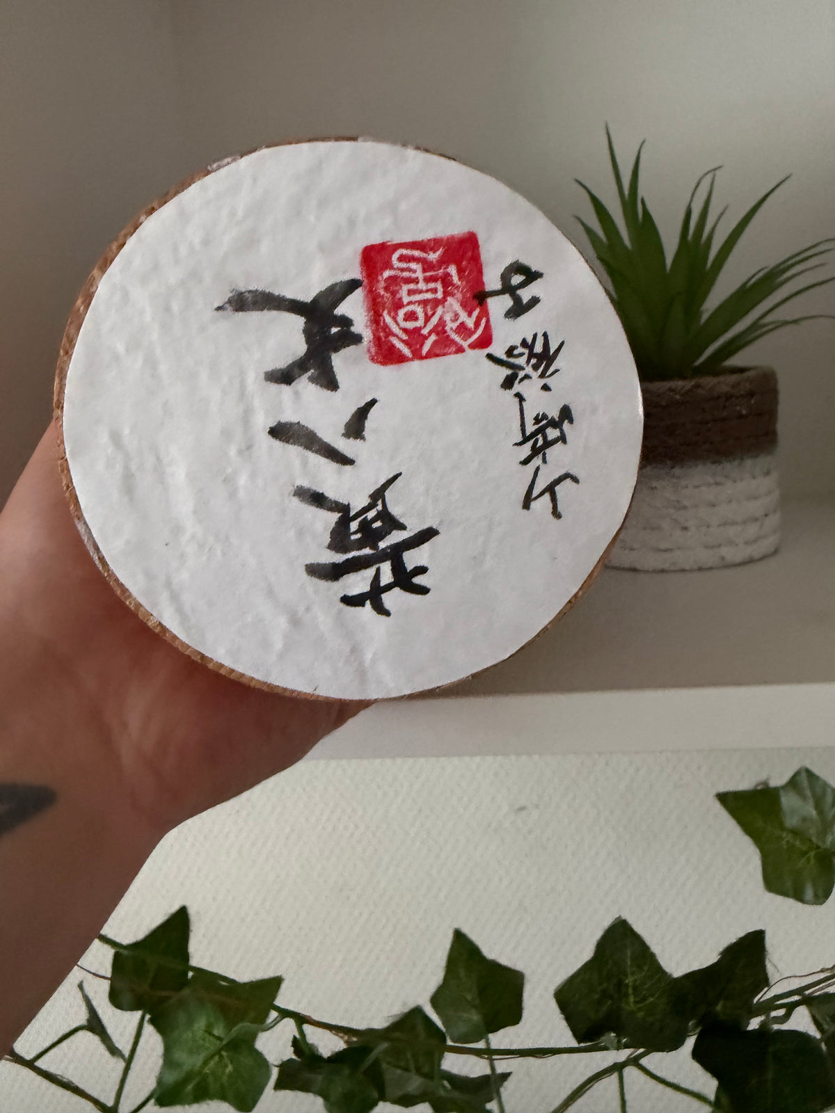 Exclusive one of a kind kokeshi by Yuko Yamazaki