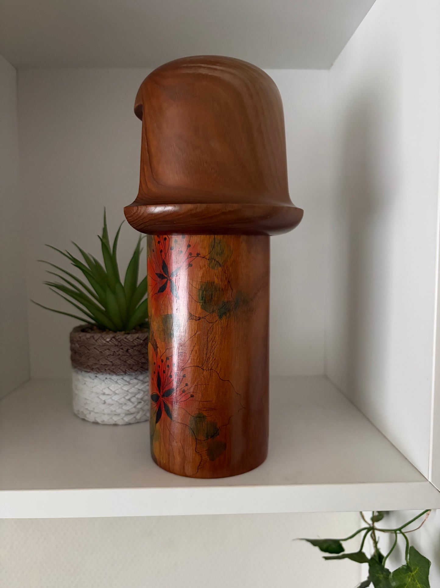 Rare vintage Sosaku kokeshi by Kato Masami (1925-)