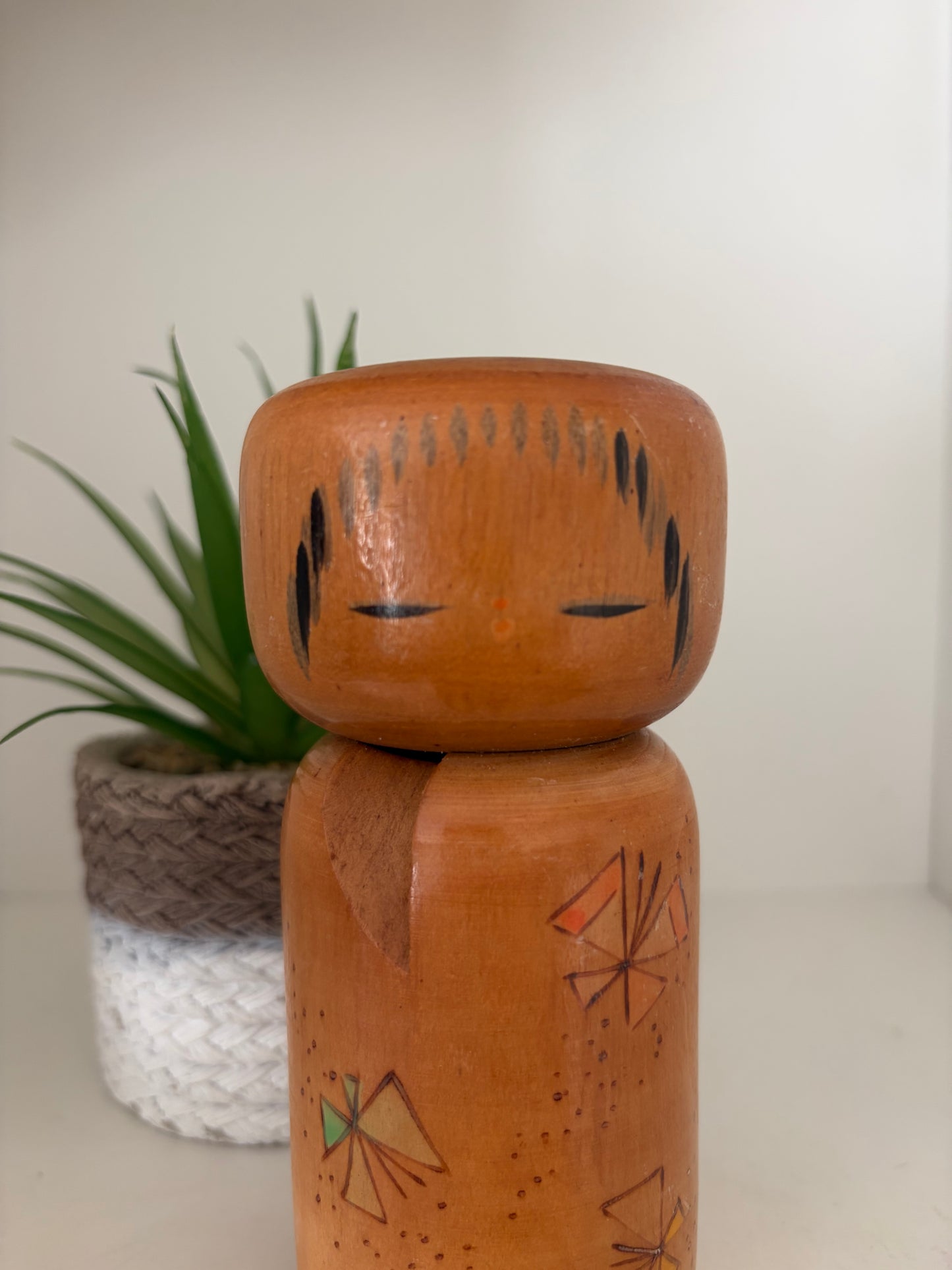 Rare Vintage Sosaku kokeshi by Yuji Kawase (1938-)