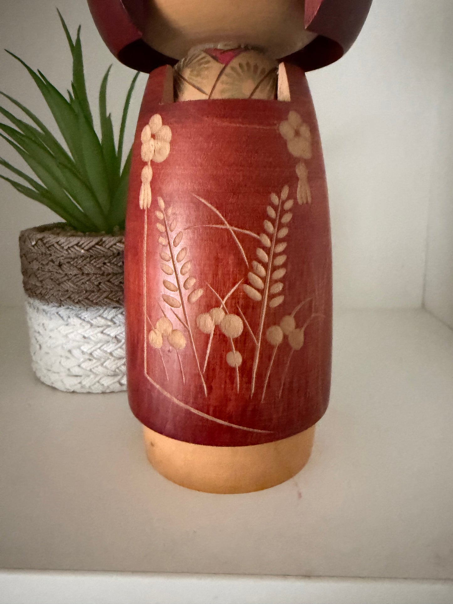 Vintage Sosaku kokeshi by Sato Suigai (1920-)