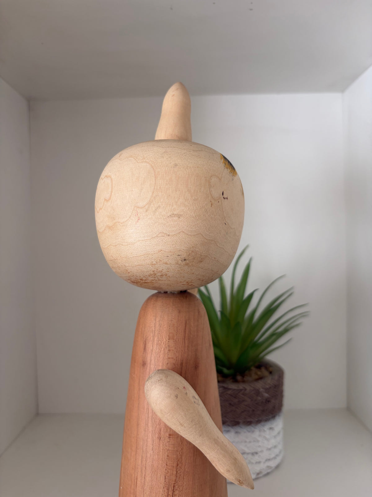 Rare vintage Sosaku kokeshi by Hideo Ishihara (1925-1999)