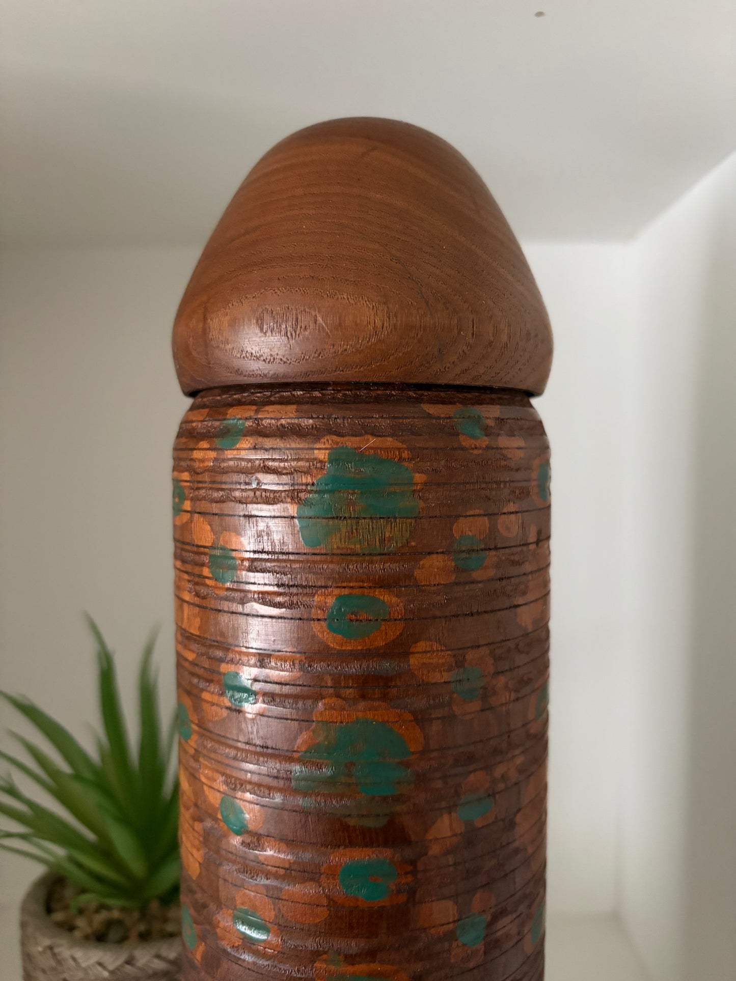 Vintage  Sosaku Kokeshi By Miyajima Muhitsu (1929-)