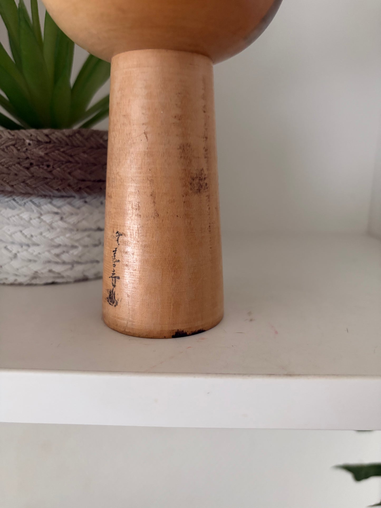 Rare Vintage Creative Kokeshi by renowned artisan Ikuyoshi Yokozuka - Mother and child
