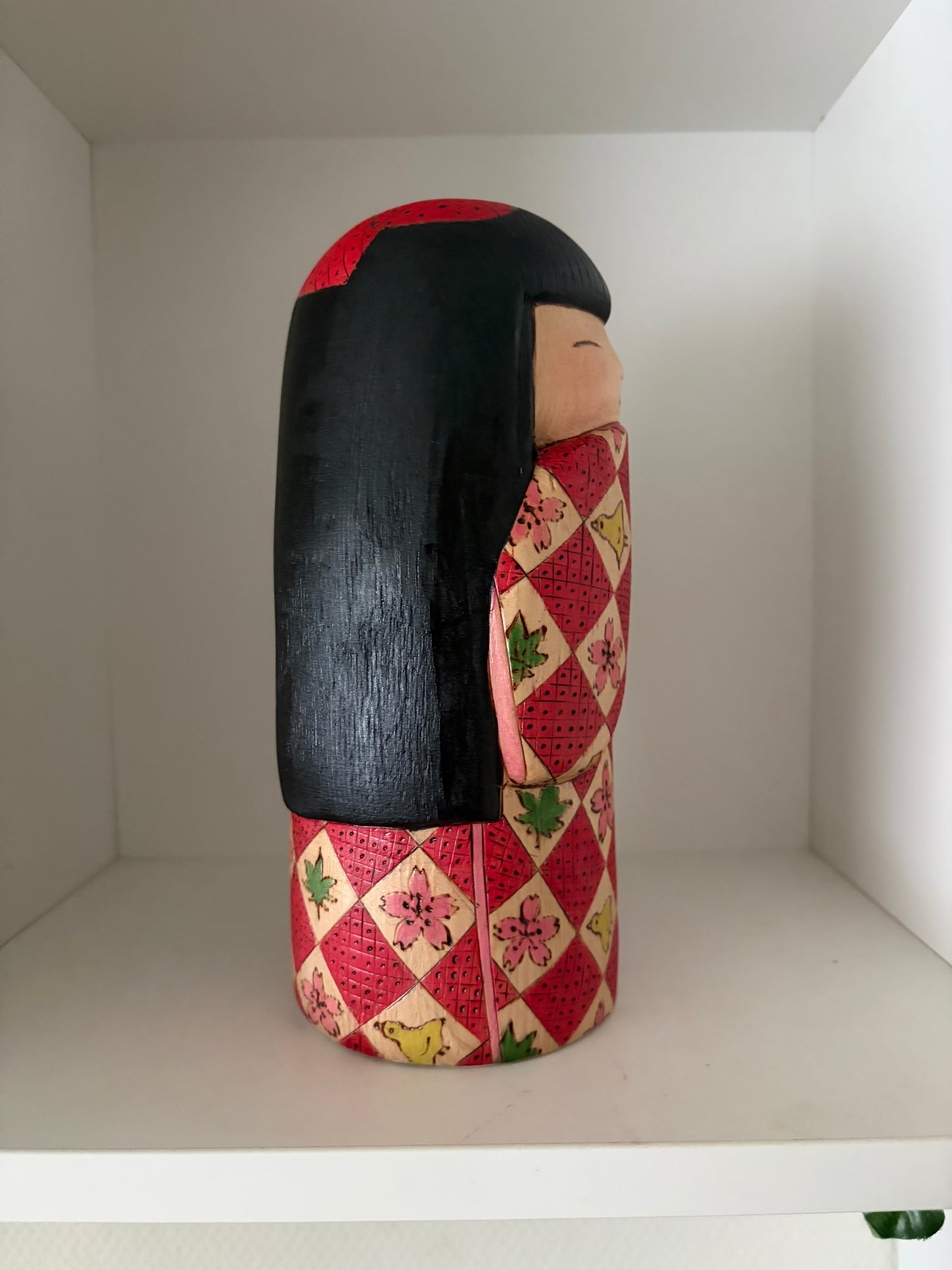 Modern Sosaku kokeshi by Yuko Yamazaki is part of her Easter Series - With box