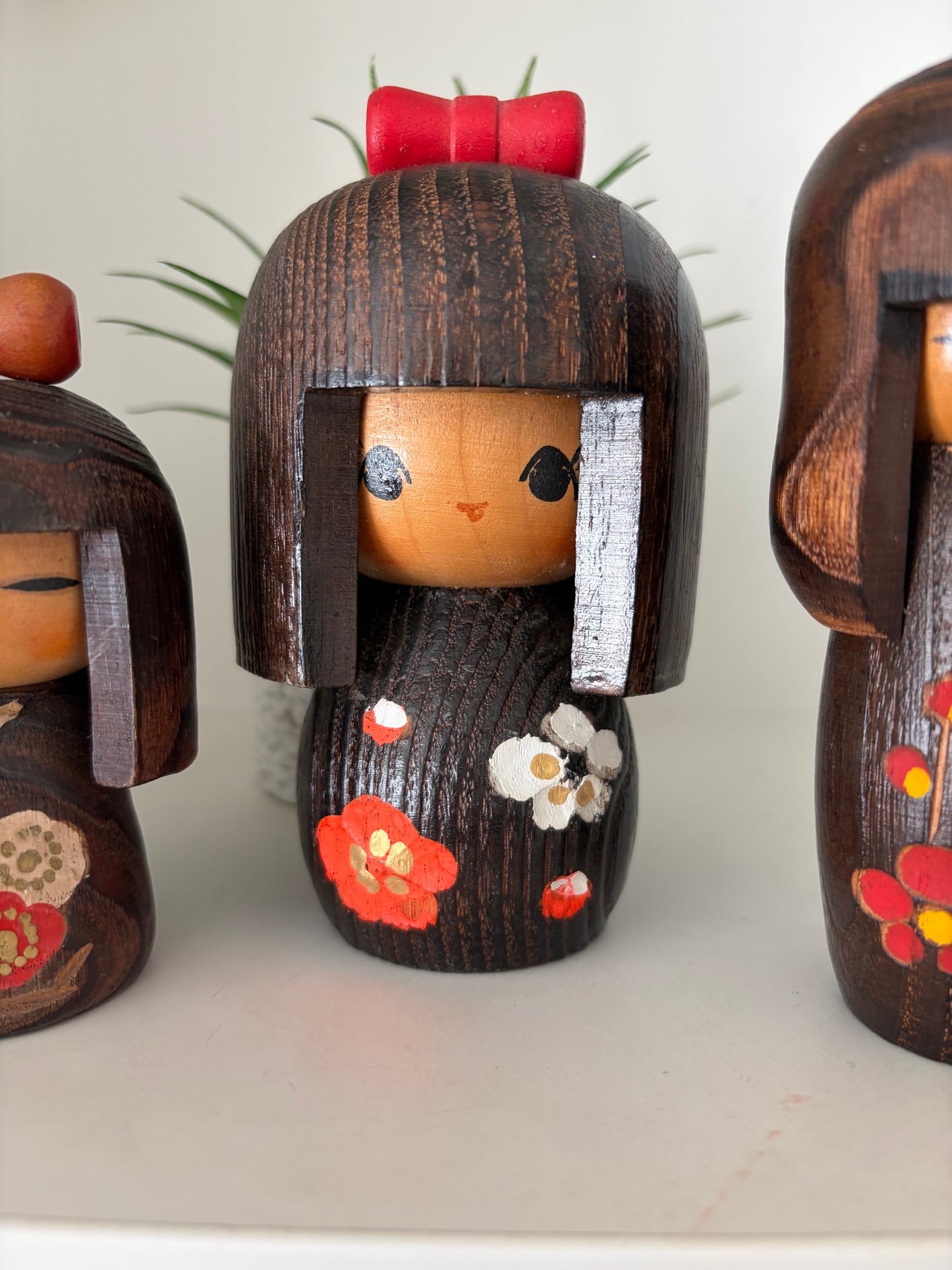 Set off 3 vintage Sosaku kokeshi