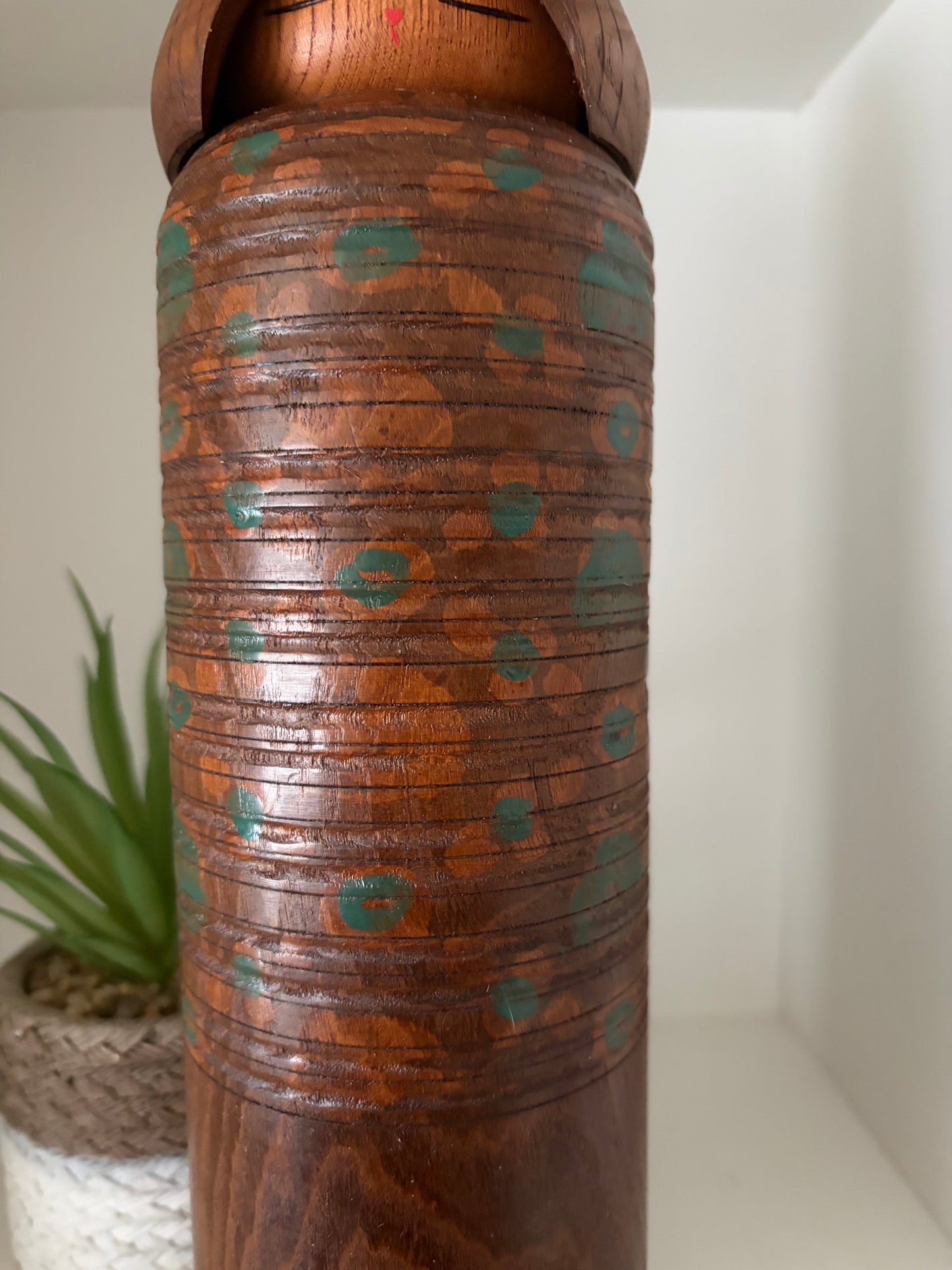 Vintage  Sosaku Kokeshi By Miyajima Muhitsu (1929-)