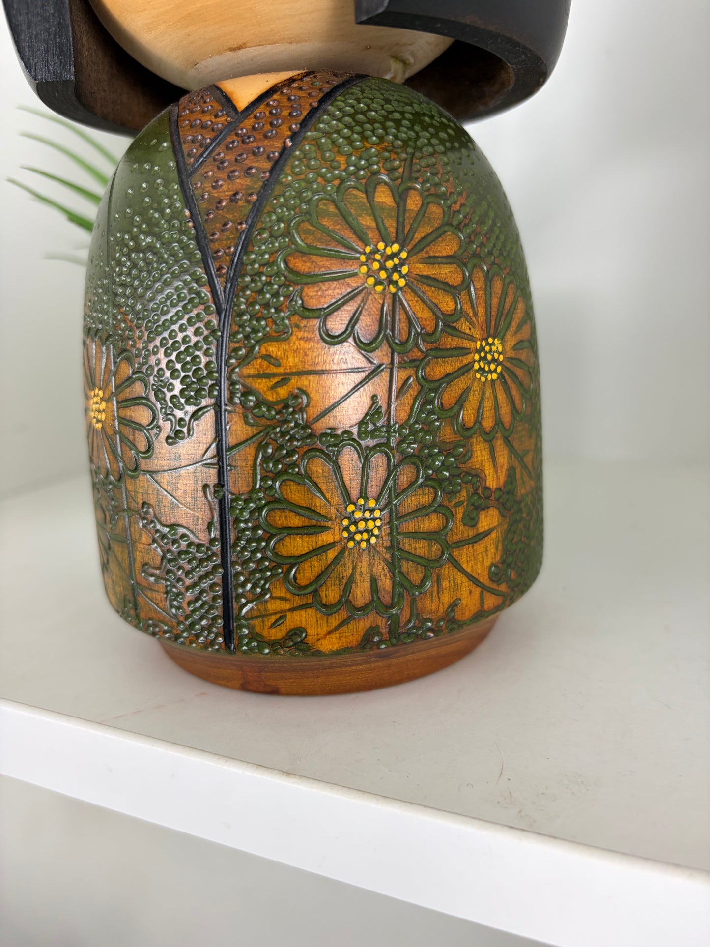 Vintage Gumma kokeshi by Kisaku