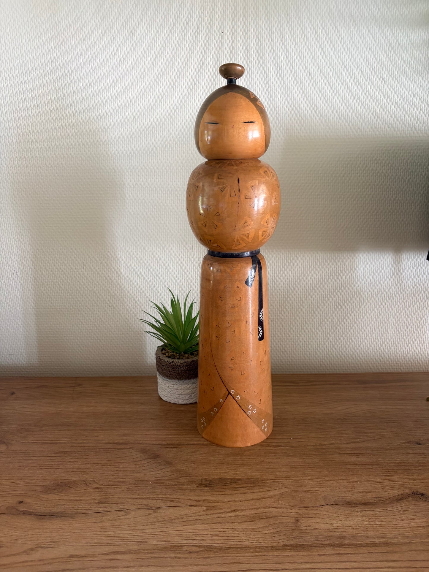 Rare Vintage Creative Kokeshi By Sadao Kishi (1932-1998)- XL 45cm