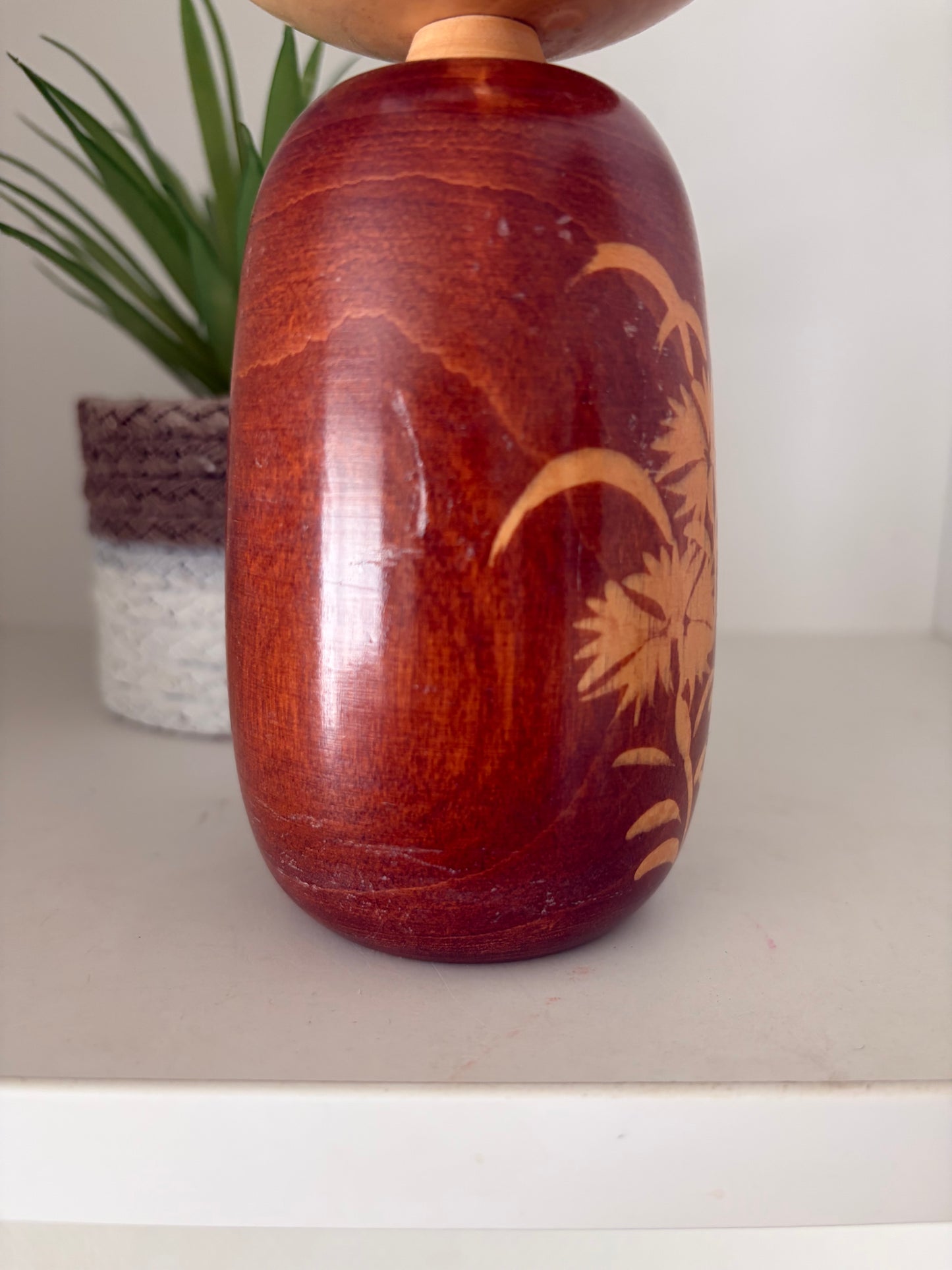 Vintage Sosaku kokeshi by Izumi Morijiro