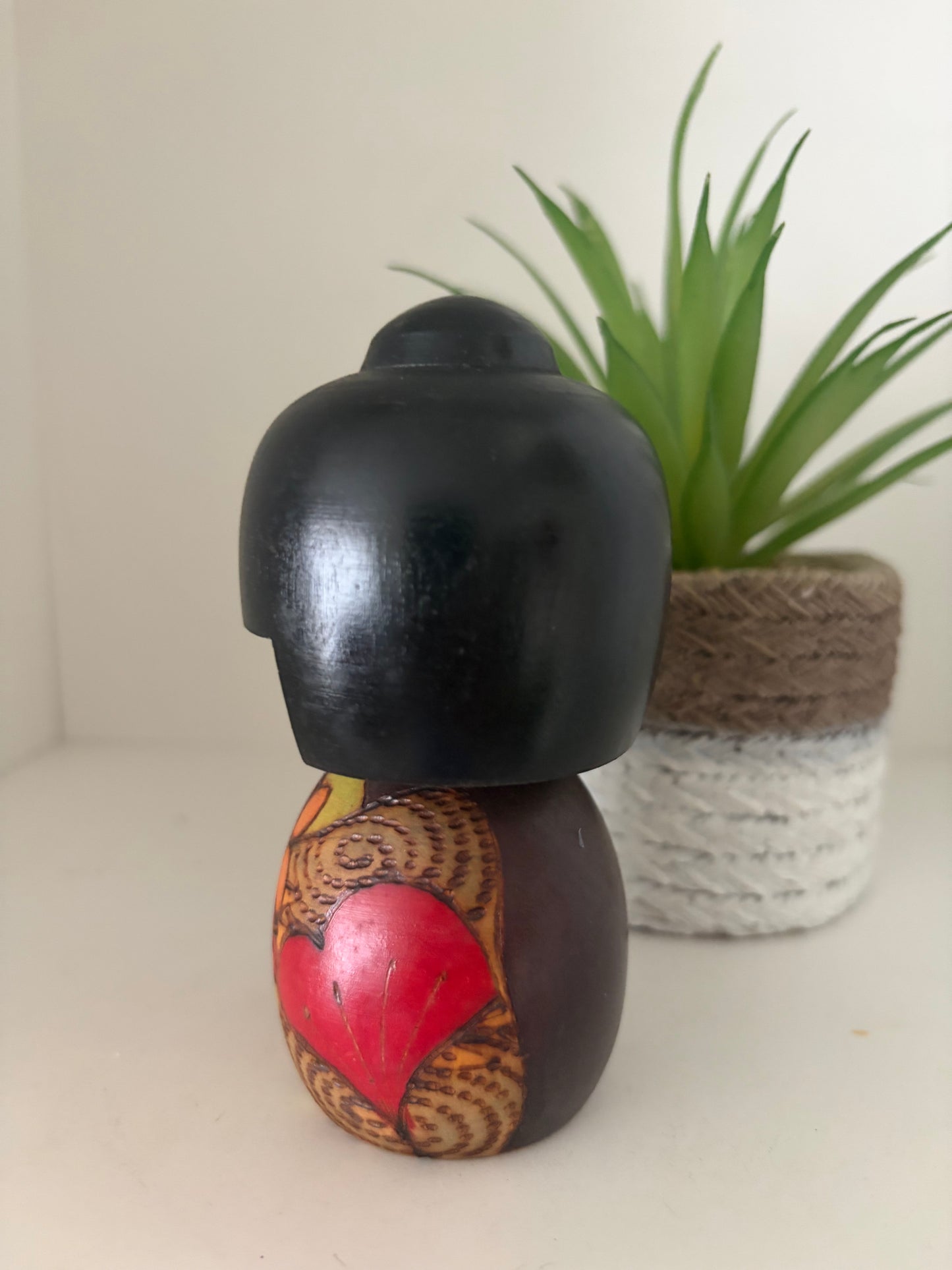 Vintage Sosaku kokeshi by Akimitsu