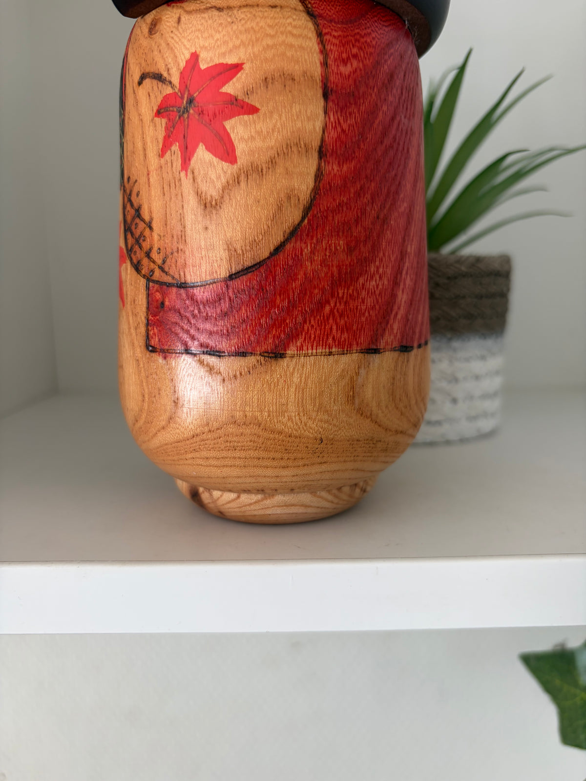 Vintage Gumma kokeshi by Kunio Miyagawa (1933-)