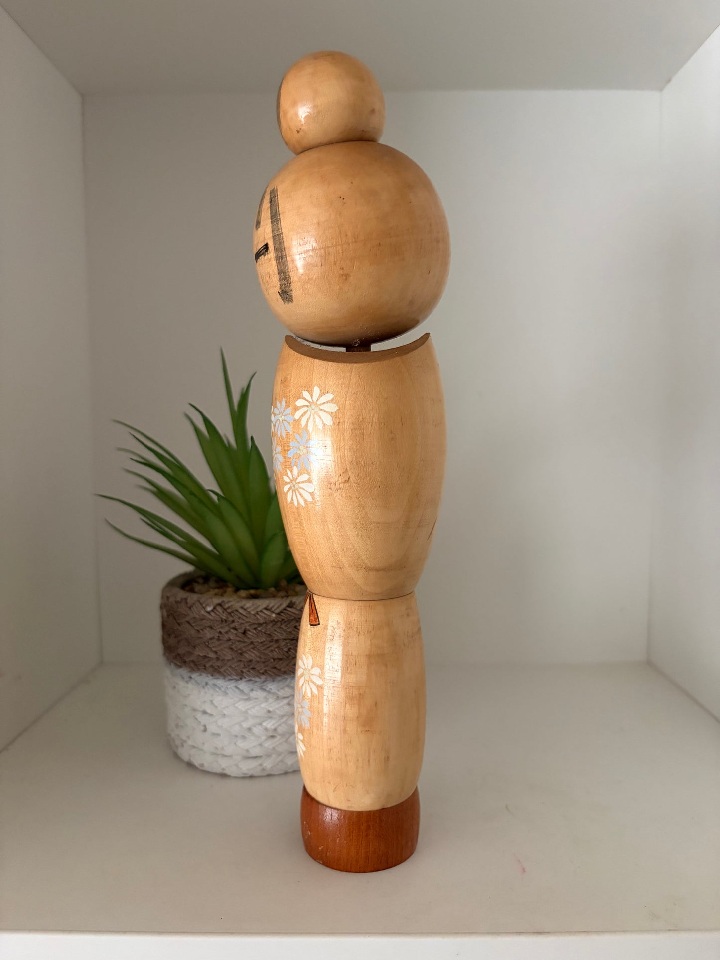 Vintage Sosaku kokeshi by Kato Masami (1925-)