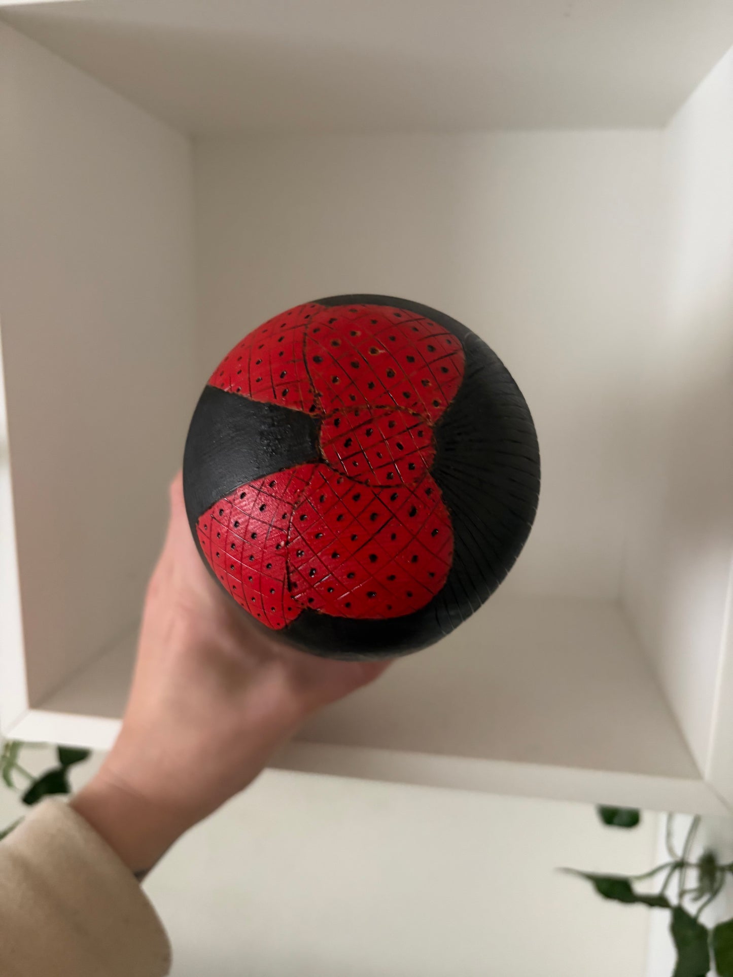 Modern Sosaku kokeshi by Yuko Yamazaki is part of her Easter Series - With box