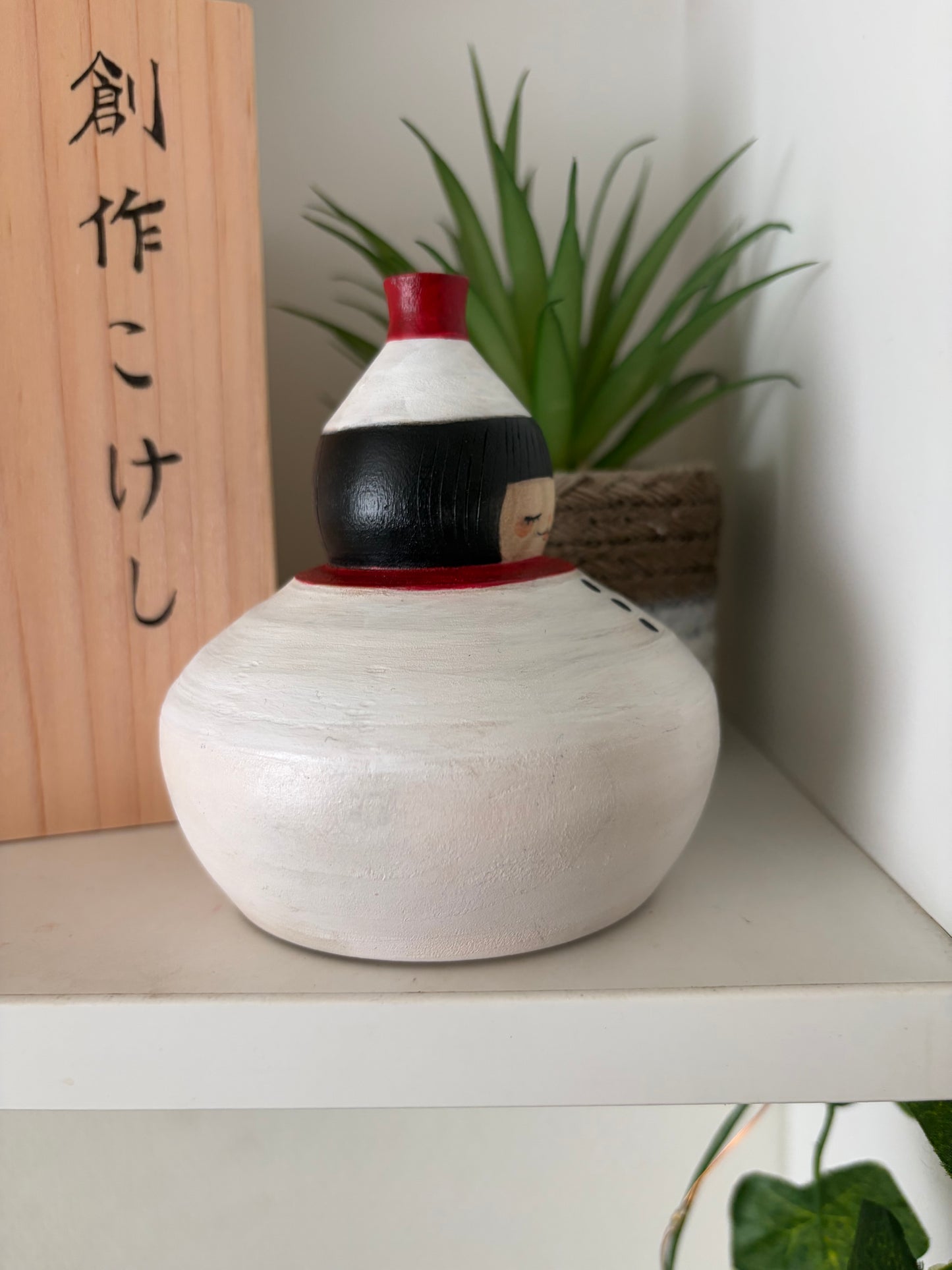Exclusive One off a kind kokeshi by Nagisa Hirano