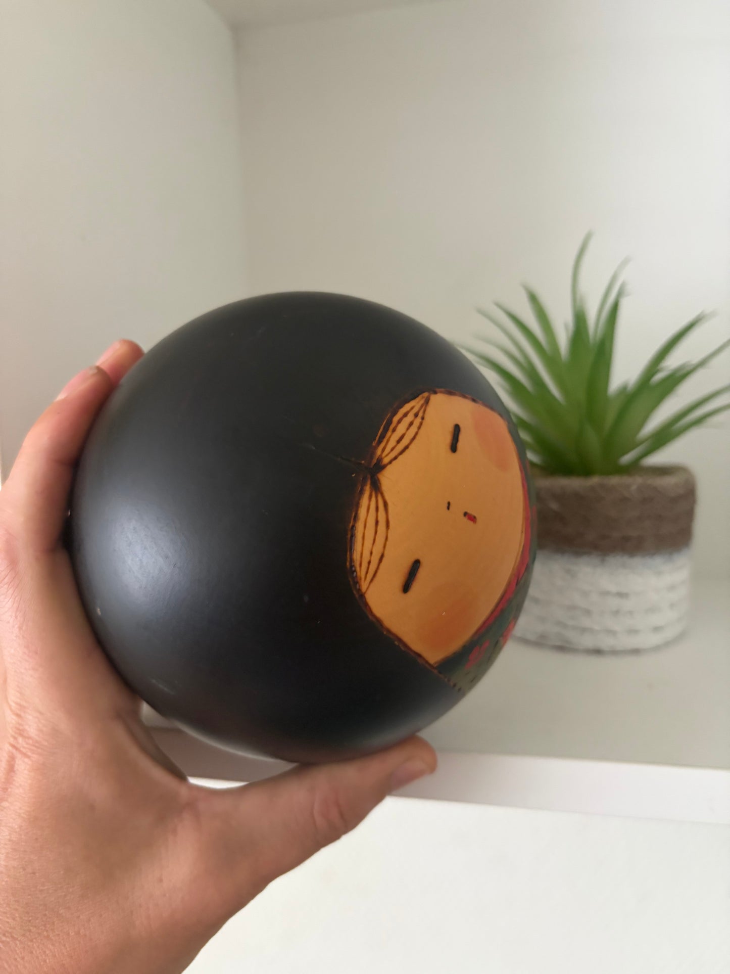 Rare Vintage Creative kokeshi by Kato Tatsuo (1940-)