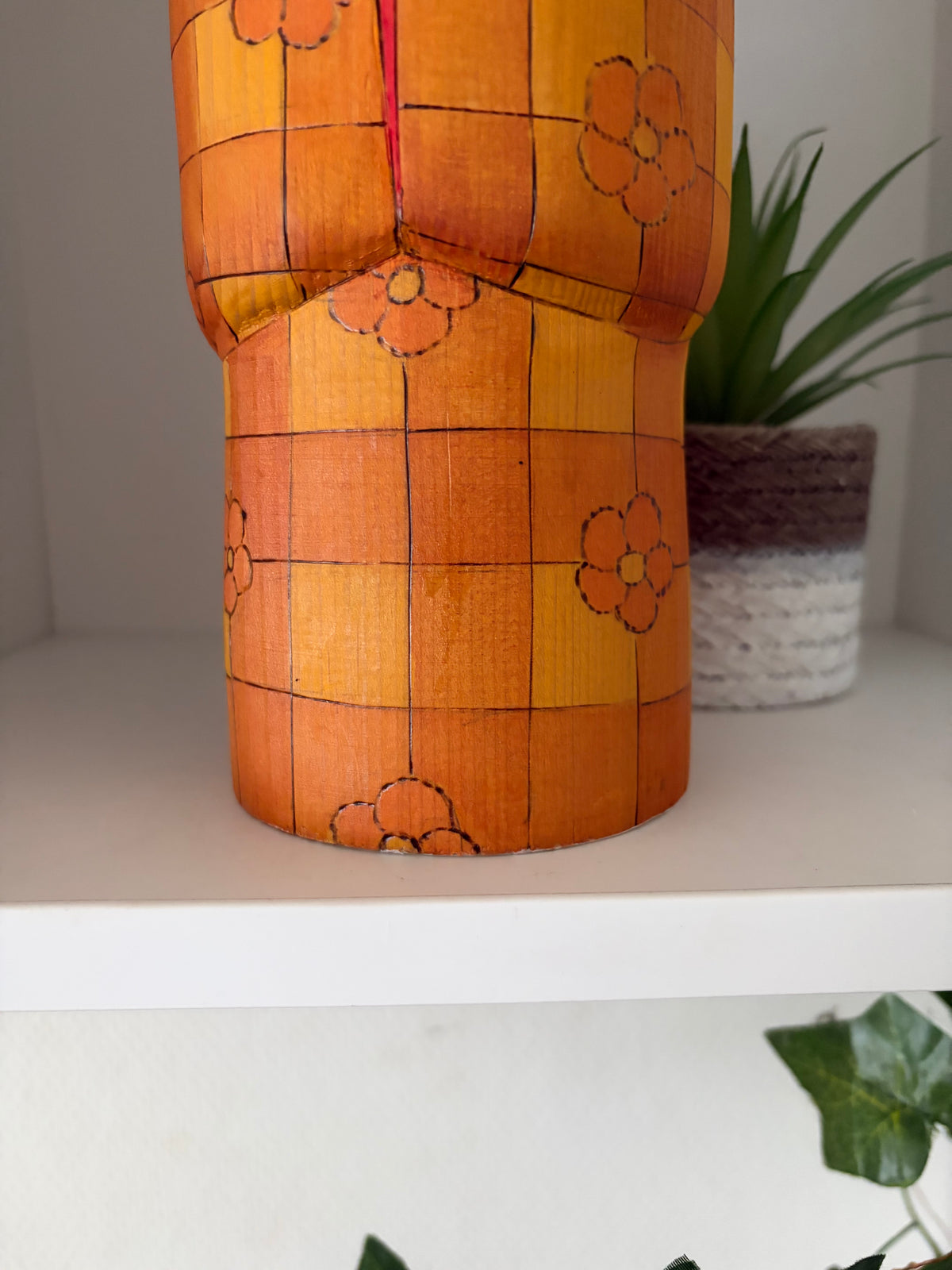 Exclusive one of a kind kokeshi by Yuko Yamazaki