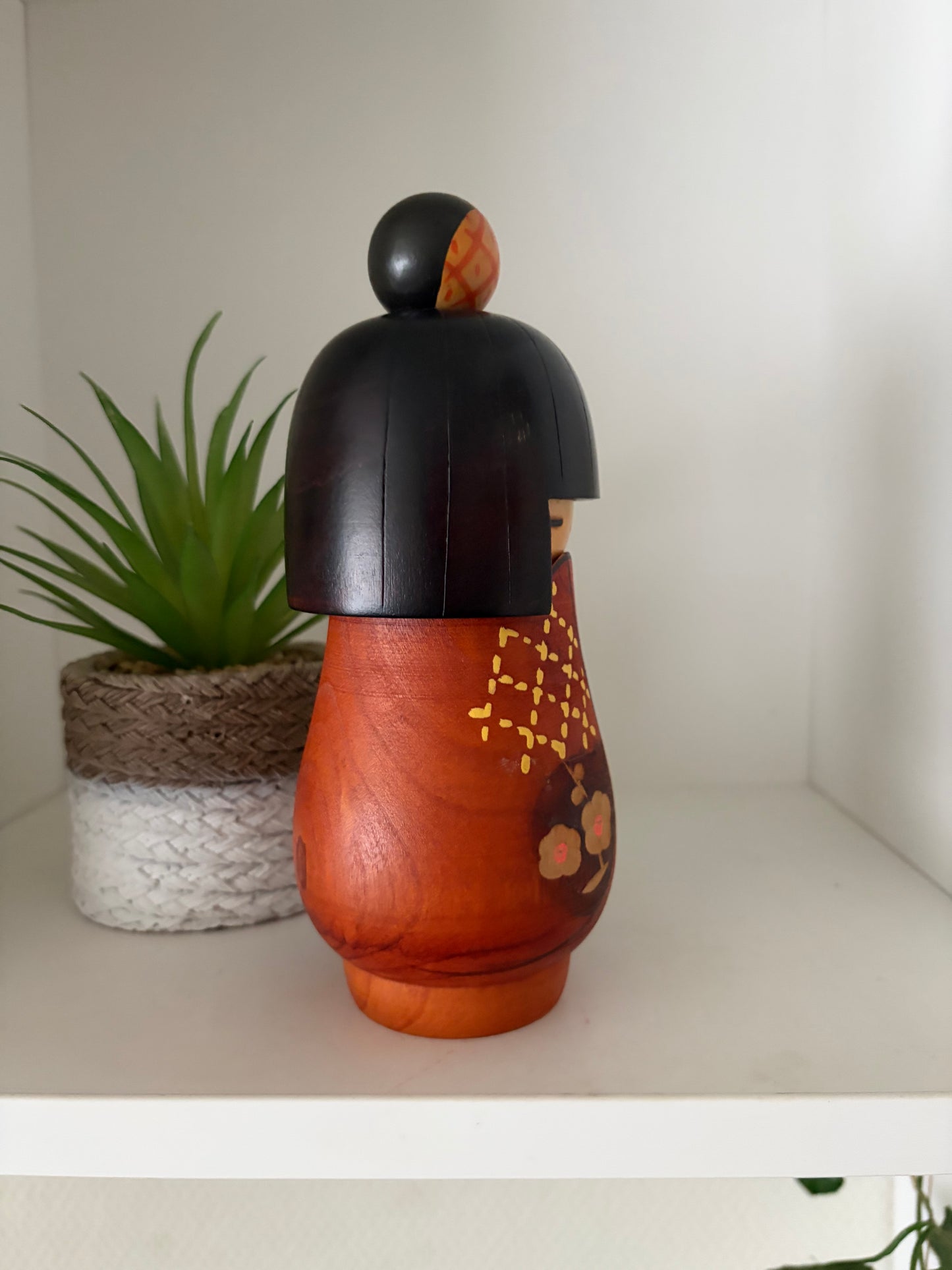 Vintage Gumma Kokeshi By Kazuo Takamizawa (1927-)