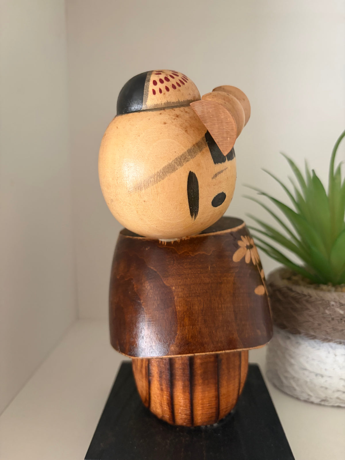 Vintage Sosaku kokeshi by Isamu Yamakawa - Mother and child