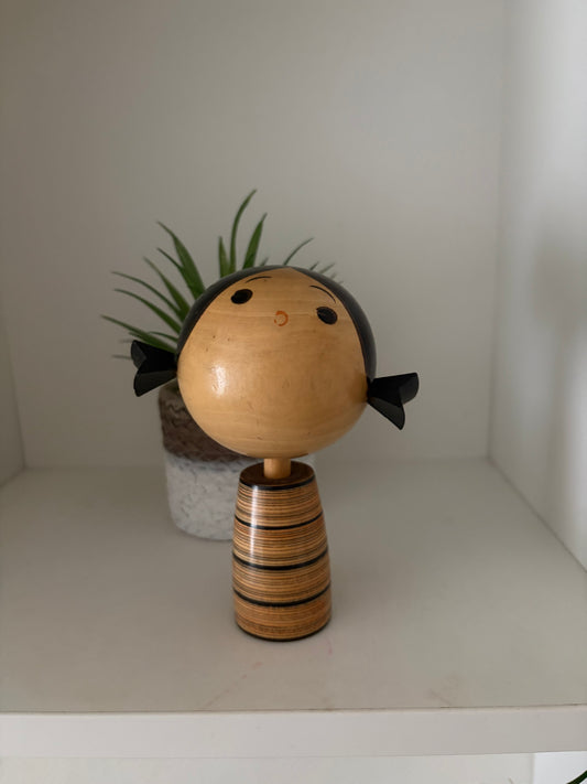 Rare Vintage Creative Kokeshi By Takanashi Hanpuushi