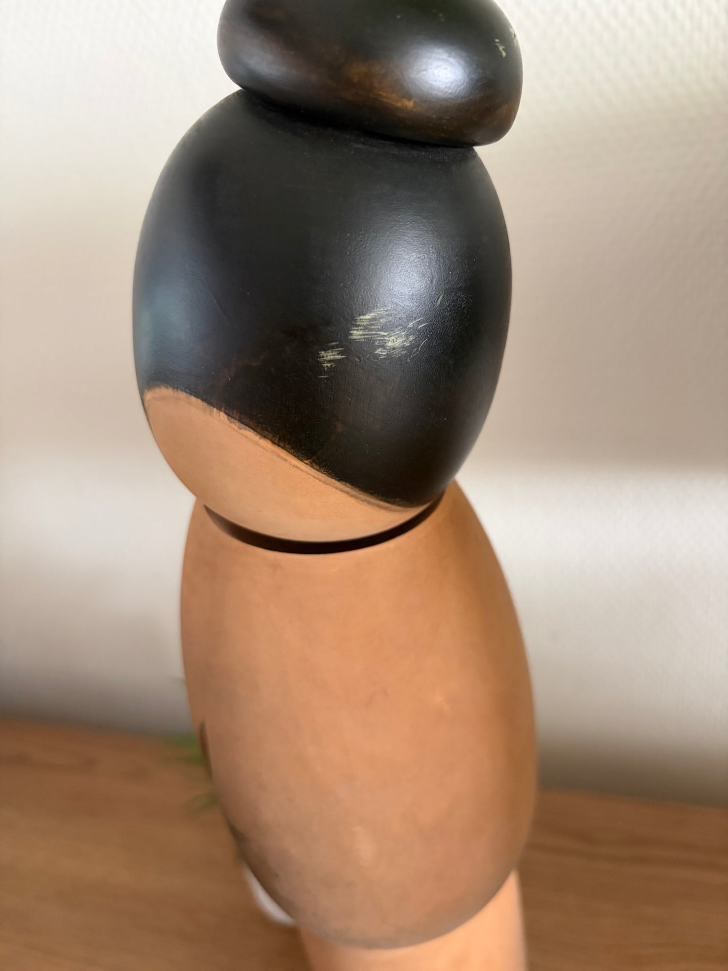 Exclusive vintage Sosaku kokeshi by Aoki Ryoka (1931-)