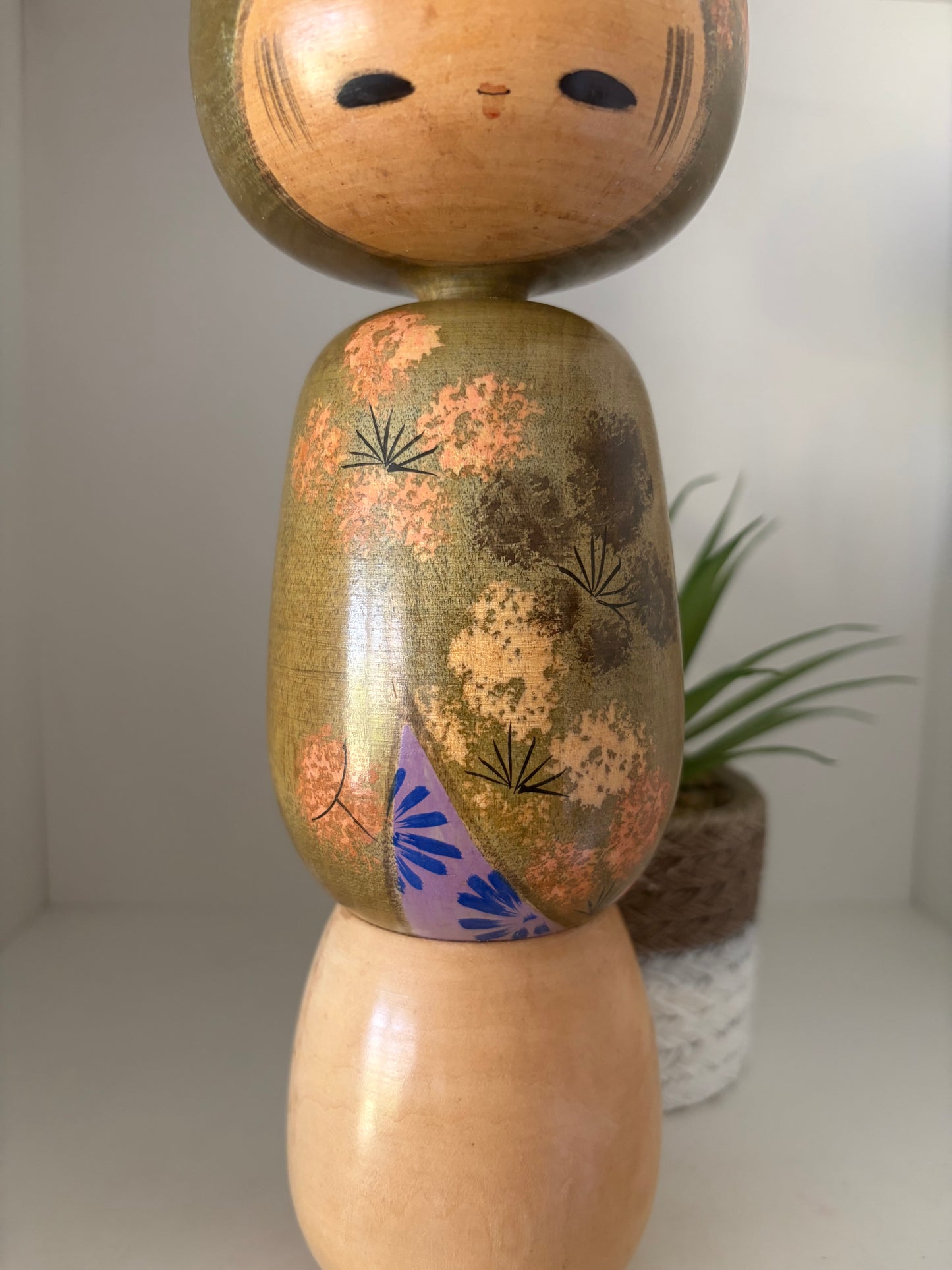 Rare Vintage Sosaku kokeshi by Kato Masami (1925-)