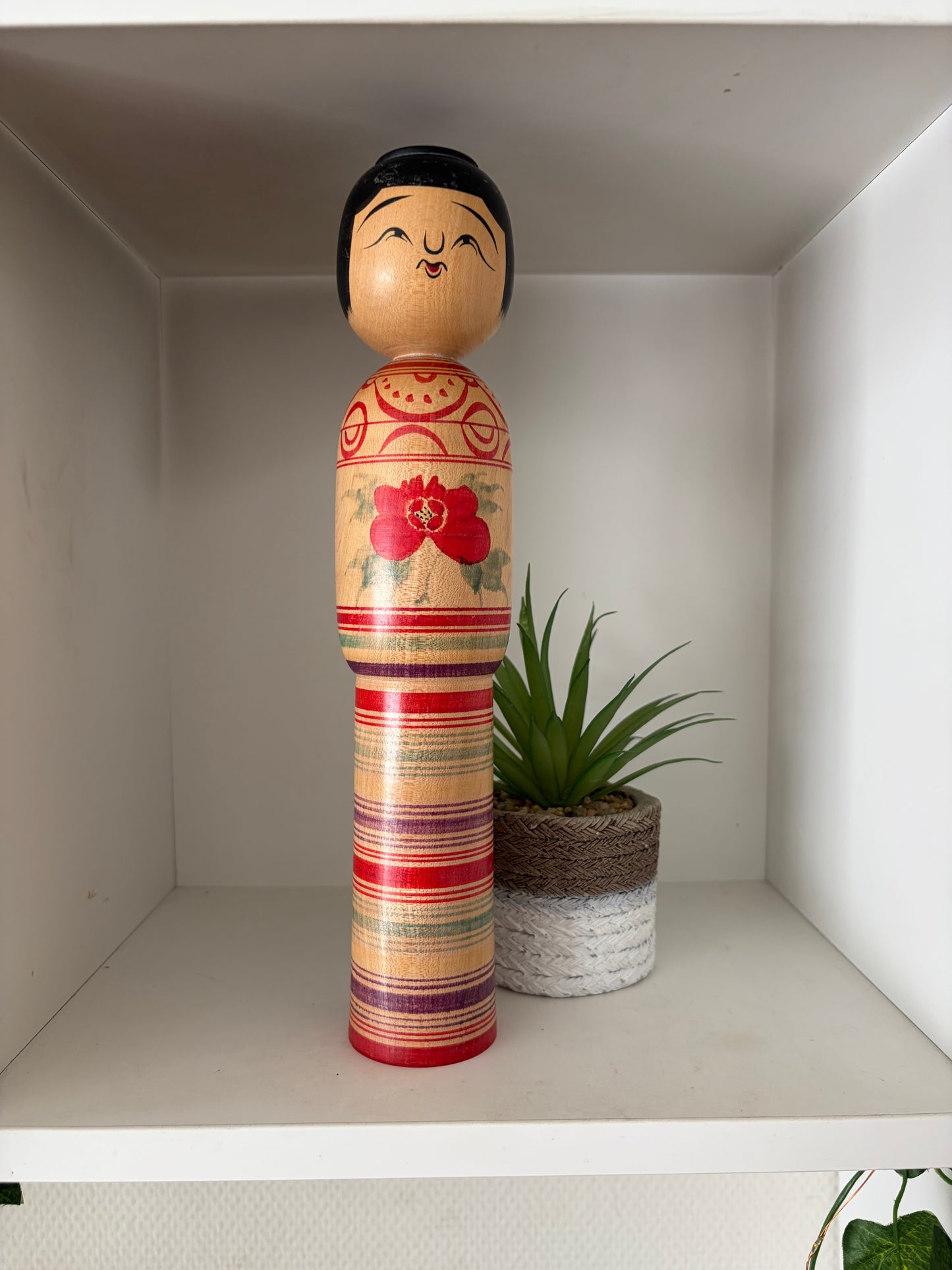 Vintage Tsugaro Kokeshi by Okuse Tetsunori (1940-1992)