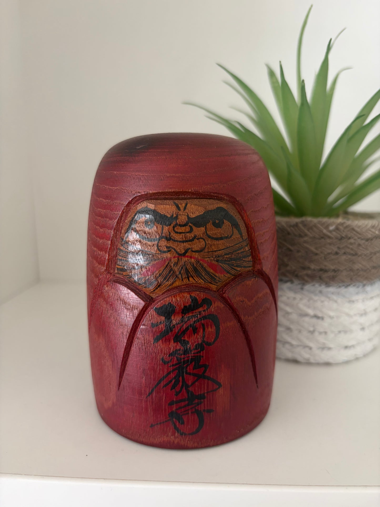 Vintage Daruma kokeshi by Shuichi Umeki