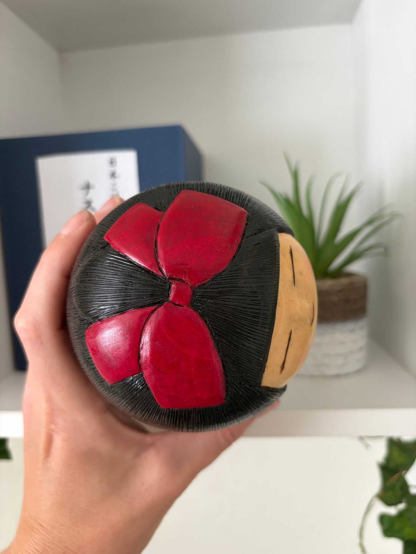 One of a kind Sosaku kokeshi by Megumi Nozawa
