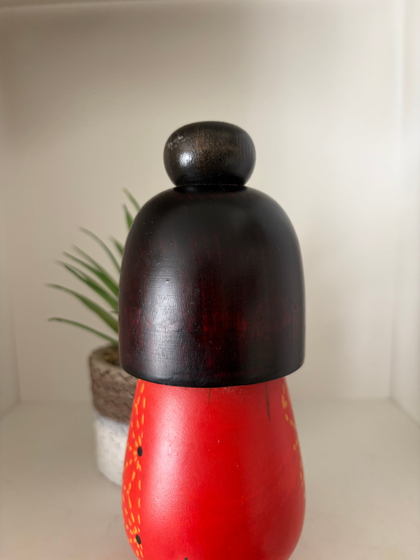 Vintage Gumma kokeshi made by Kazuo Takamizawa (1927-)