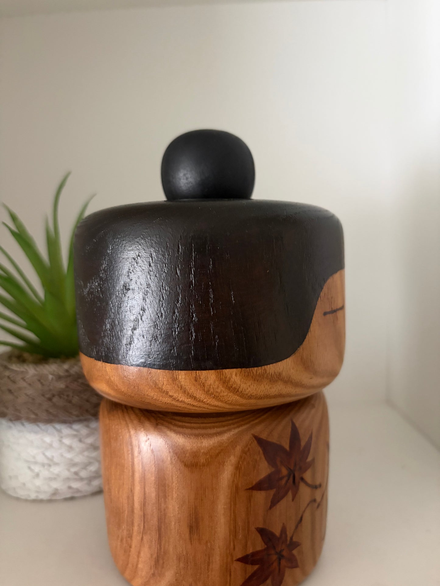 Vintage Gumma Kokeshi By Kazuo Takamizawa (1927-)