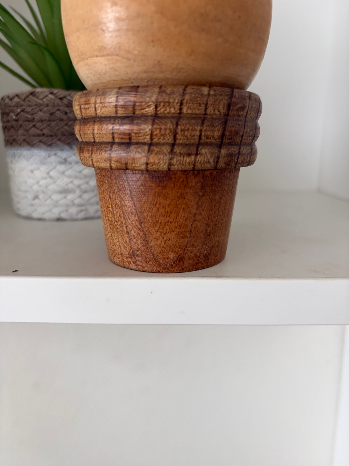 Rare Vintage Creative Kokeshi by renowned artisan Ikuyoshi Yokozuka
