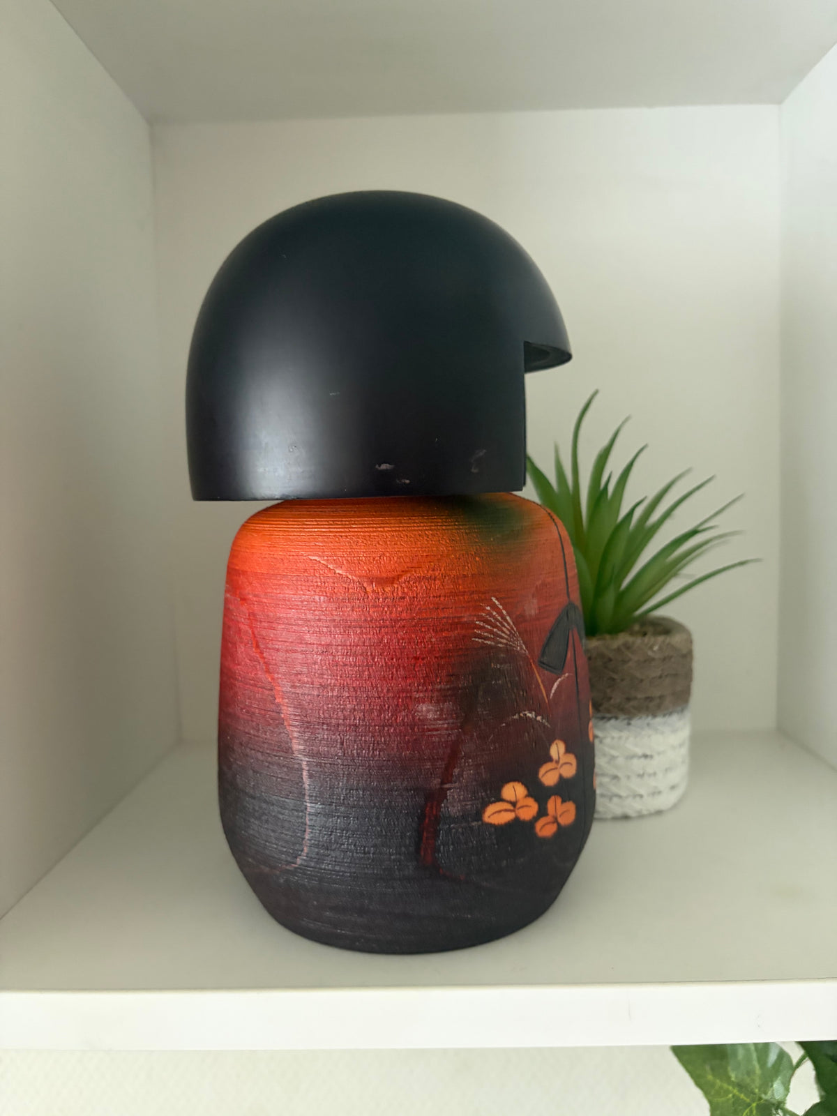 Vintage Gumma kokeshi by Fujikawa Masae (1942-2015)