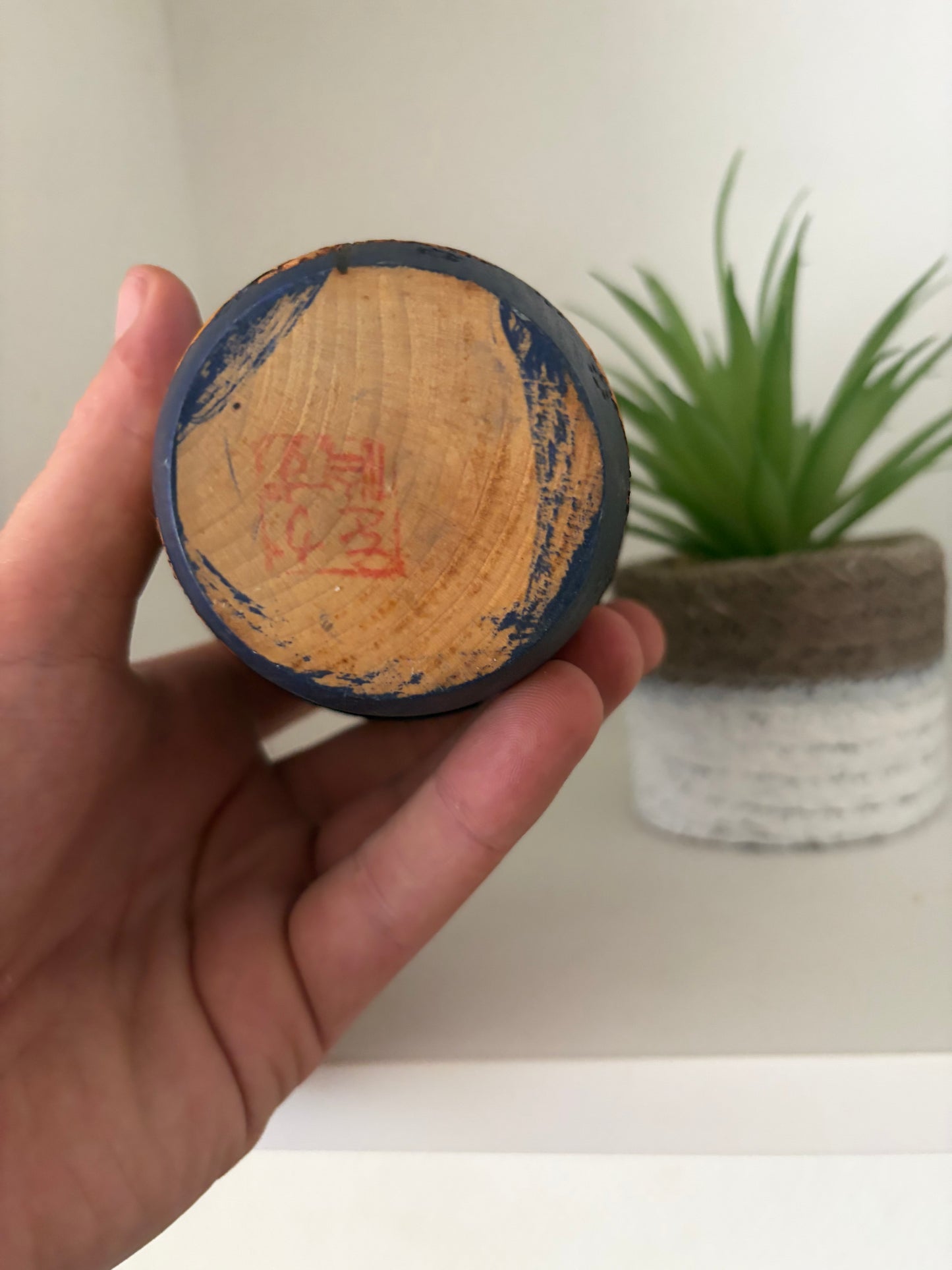 Vintage Gumma kokeshi made by Kazuo Takamizawa (1927-)