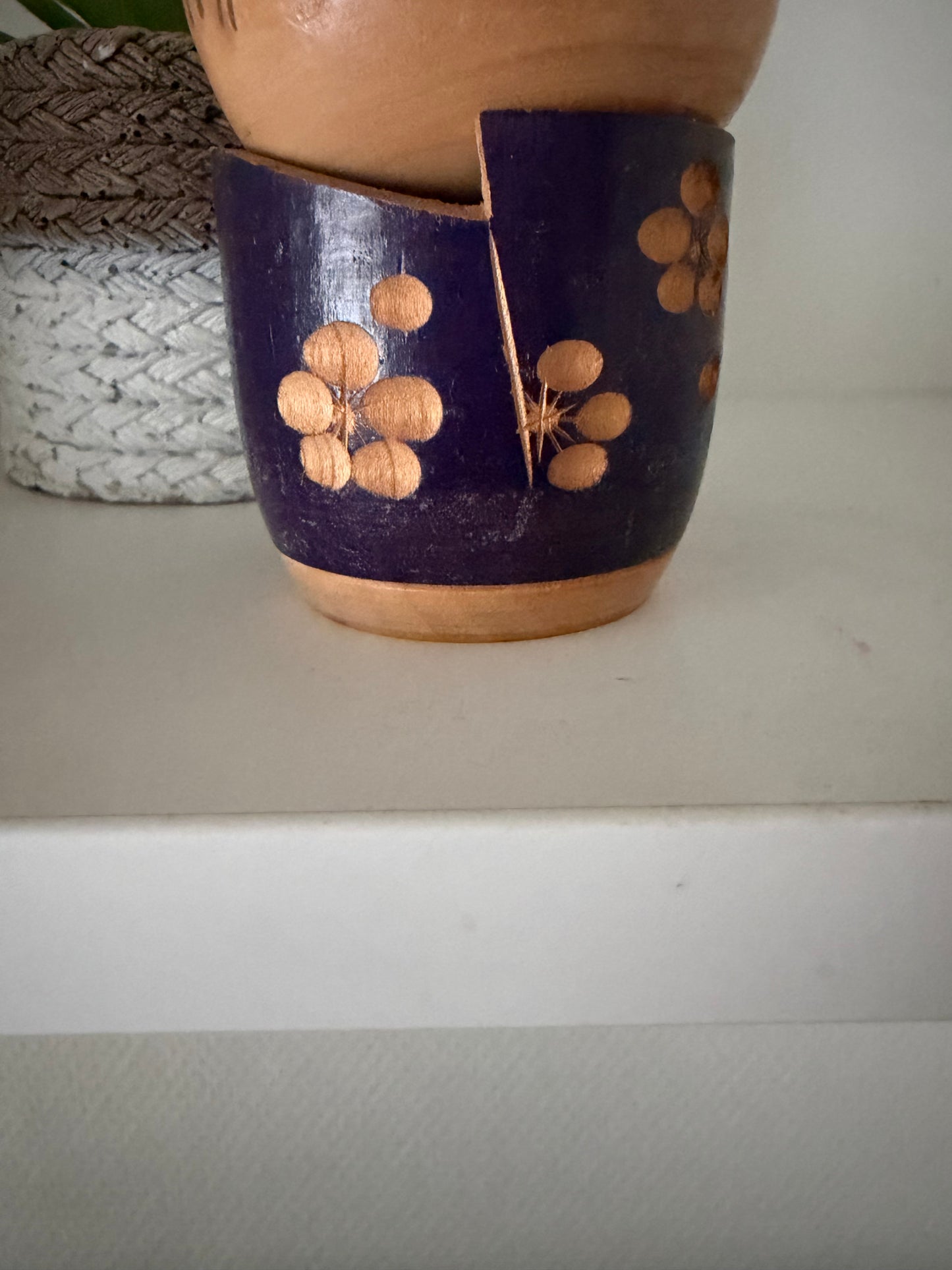 Vintage Sosaku kokeshi by Sato Suigai (1920-)