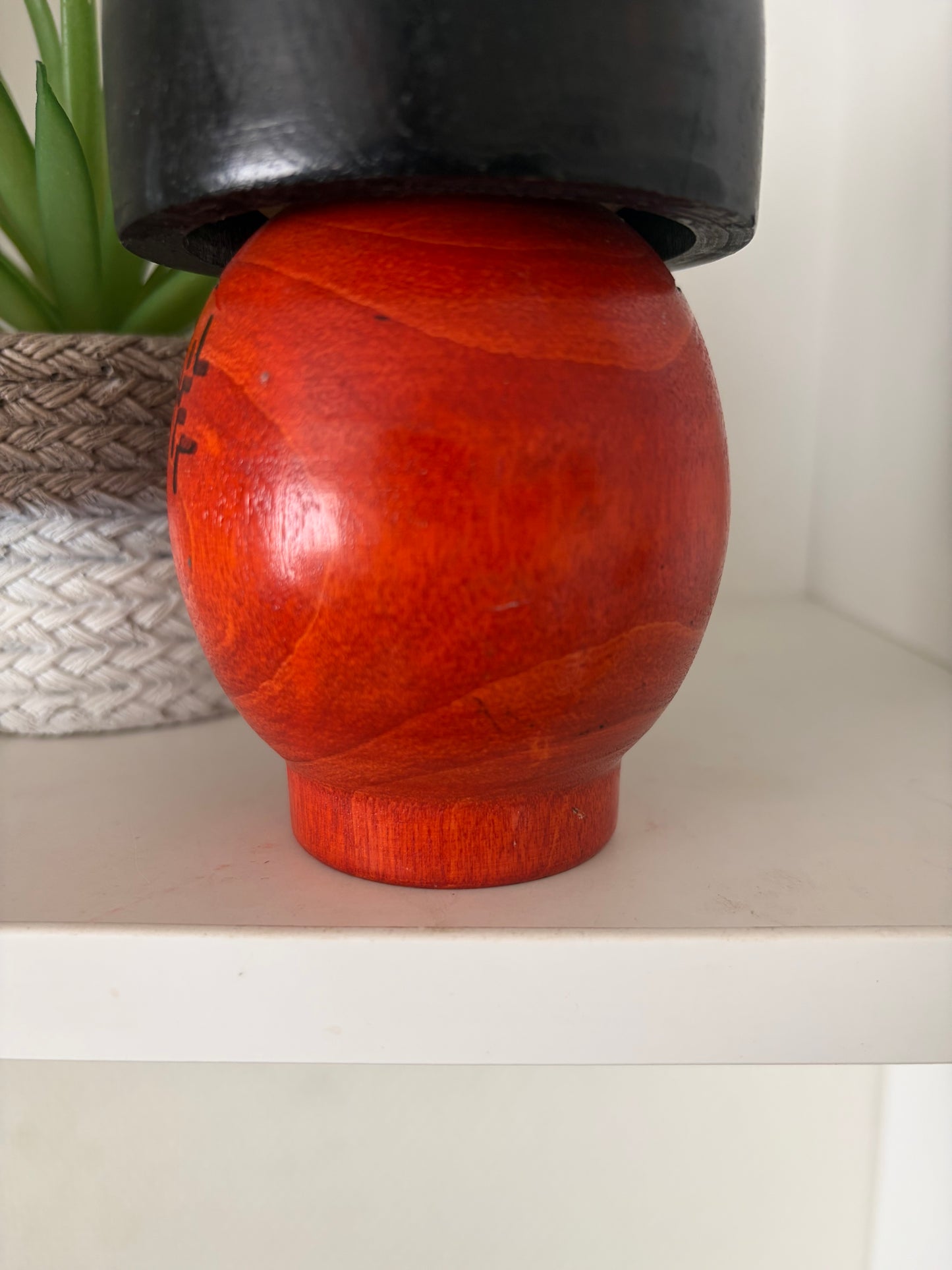 Vintage Gumma kokeshi by Kazuo Takamizawa (1927-)