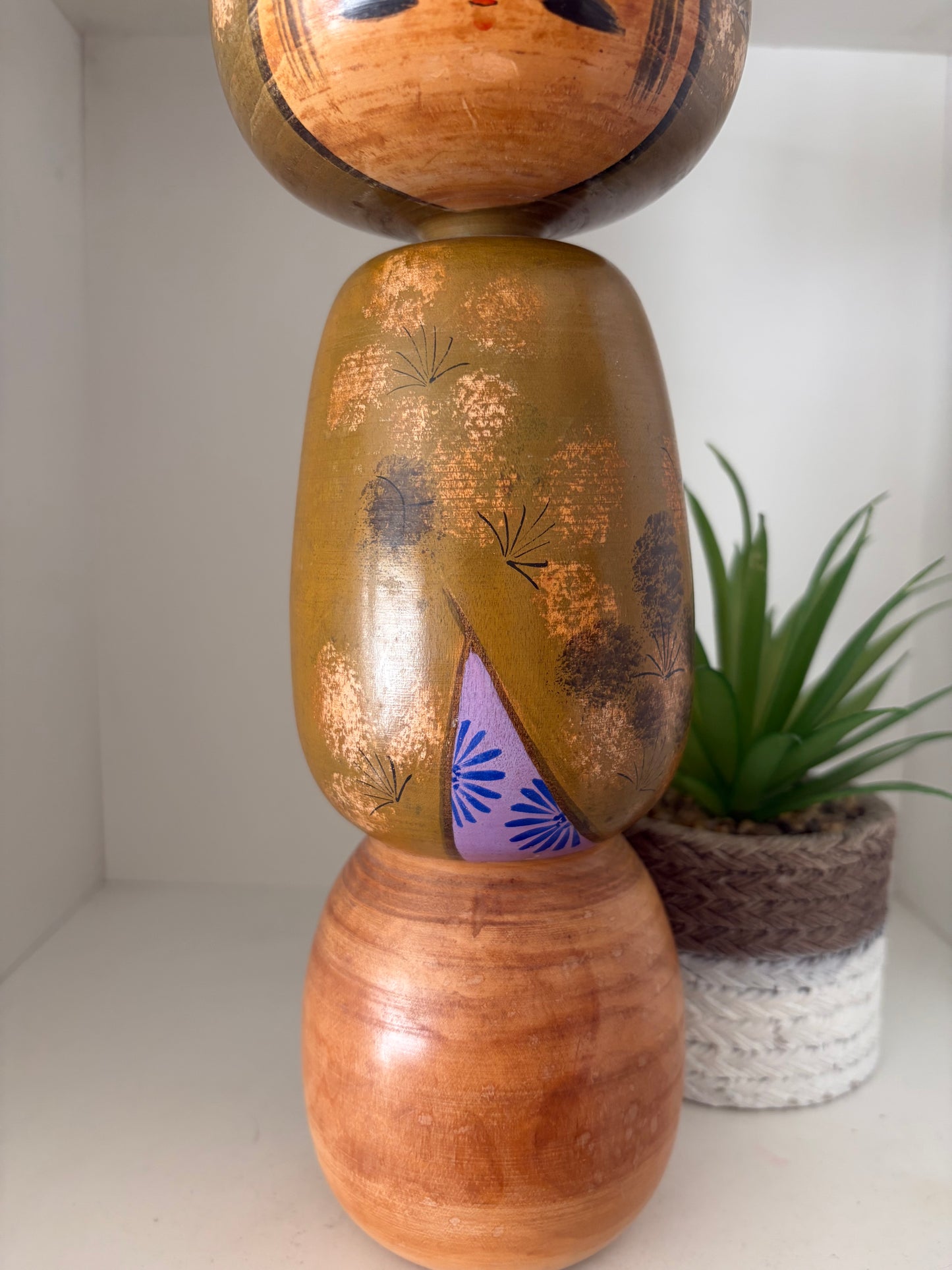 Vintage Sosaku kokeshi by Kato Masami (1925-)