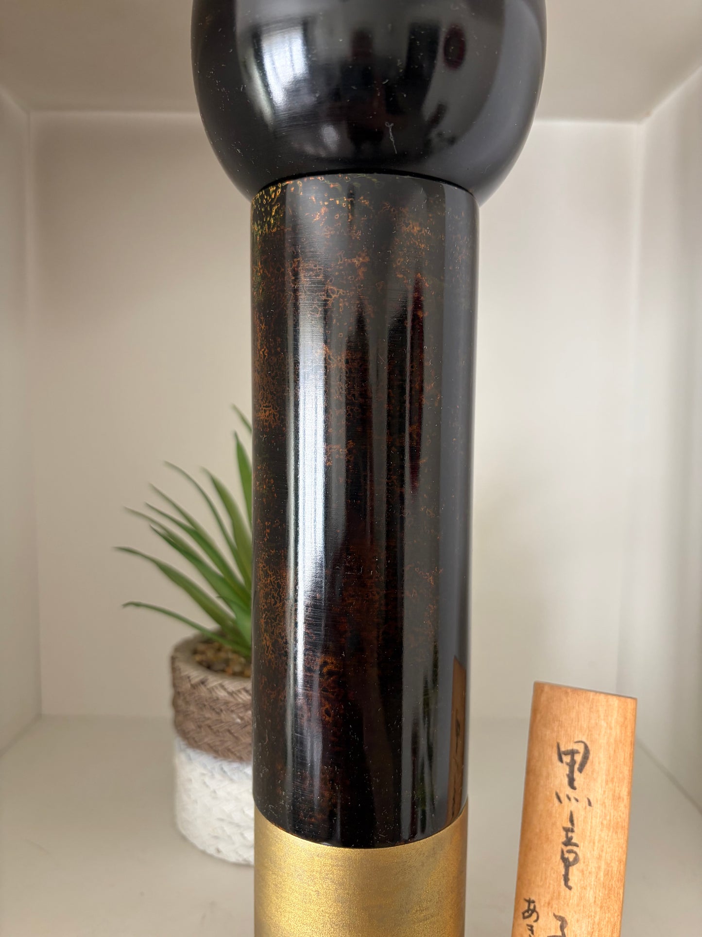 Exclusive Vintage Sosaku kokeshi Akinori Takahashi (1957-)