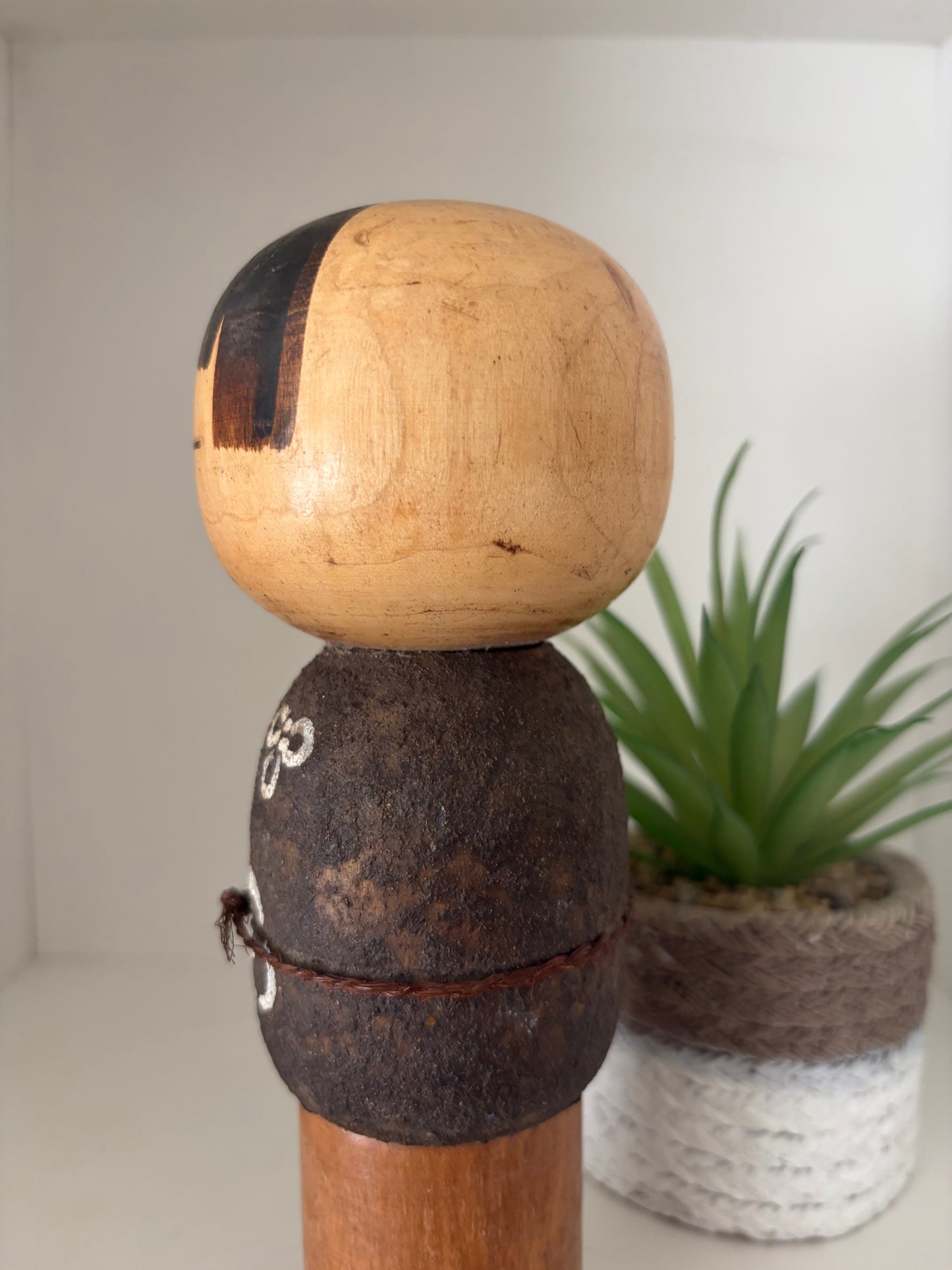 Vintage Sosaku kokeshi by Kiyohara Takao