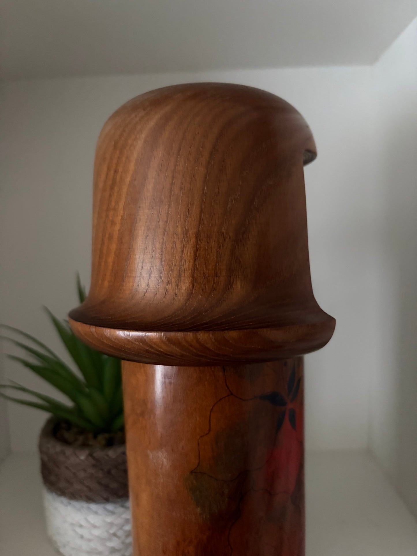 Rare vintage Sosaku kokeshi by Kato Masami (1925-)