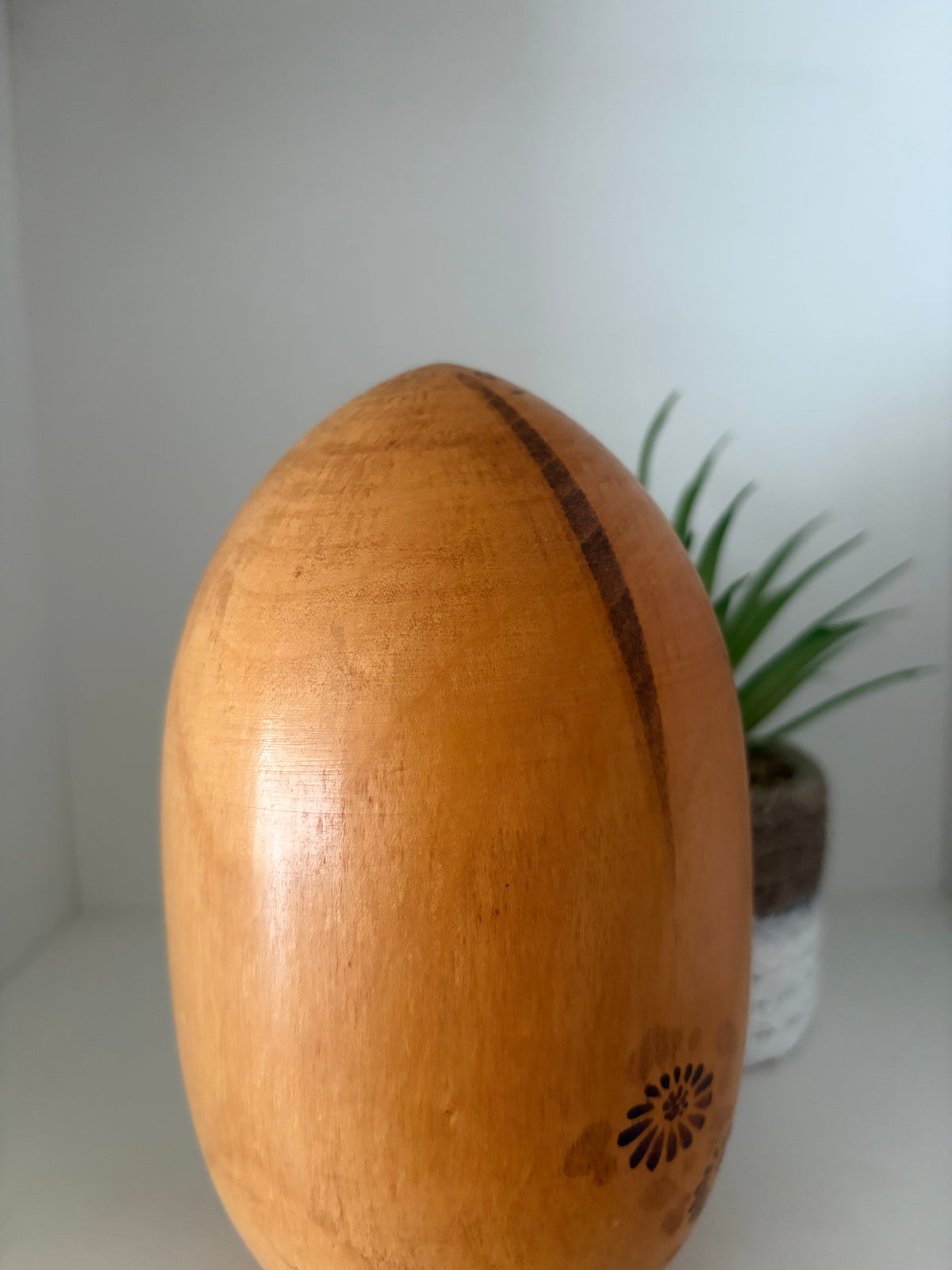 Rare vintage Sosaku kokeshi by Kano Chiyomatsu (1935-)