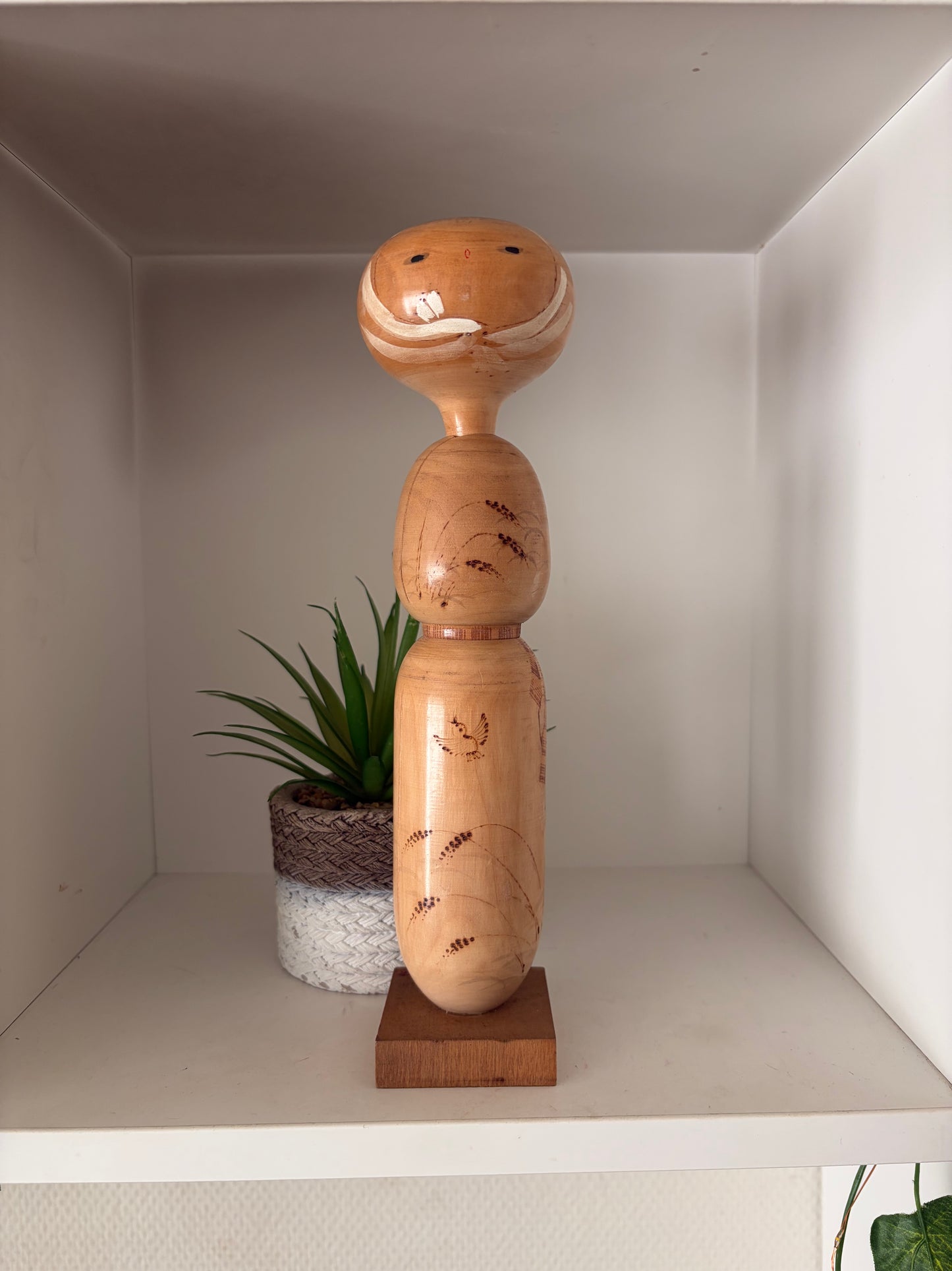 Vintage Sosaku kokeshi by Kishi Sadao