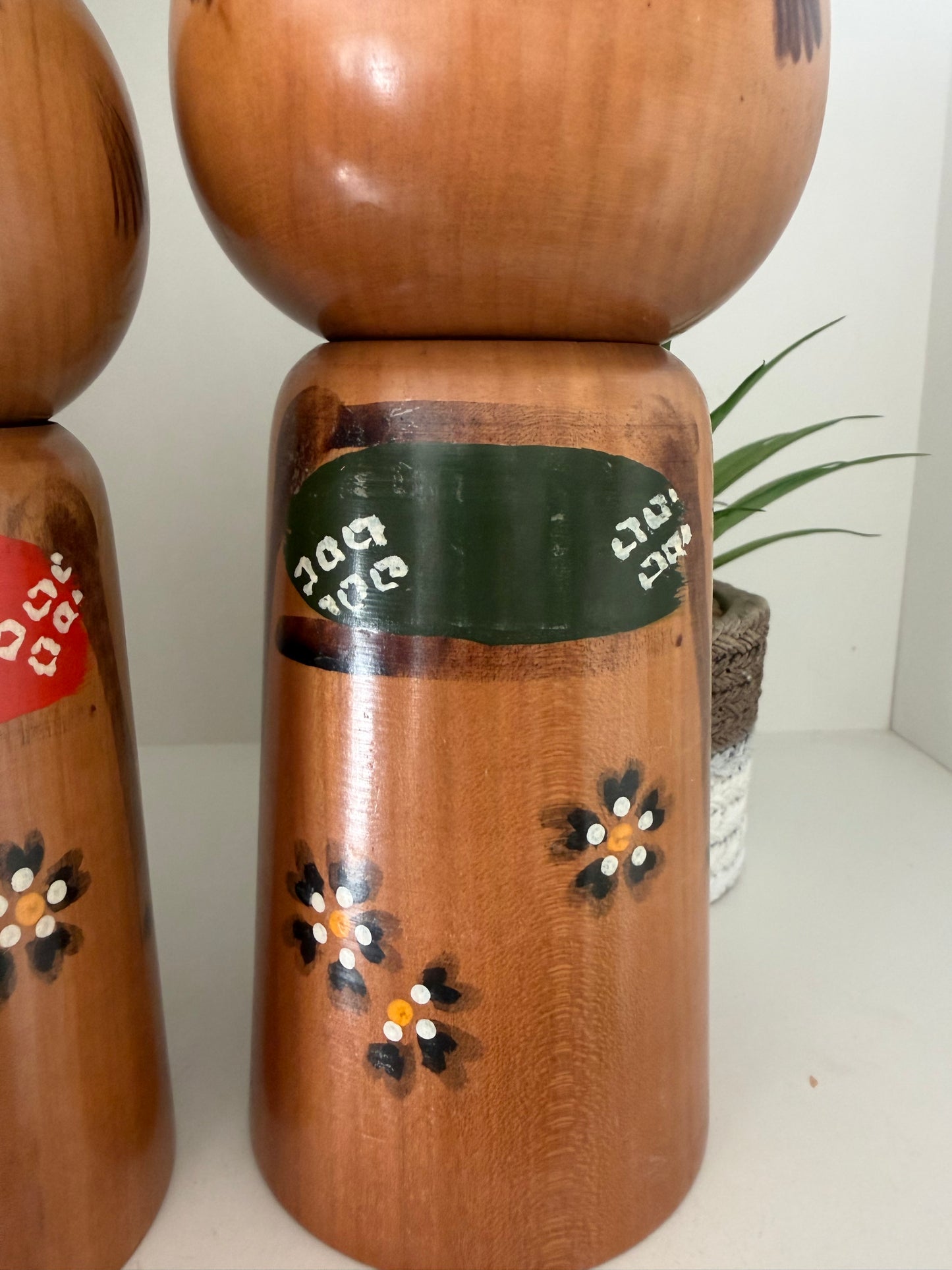 Vintage Husband and Wife kokeshi by Kiyohara Takao