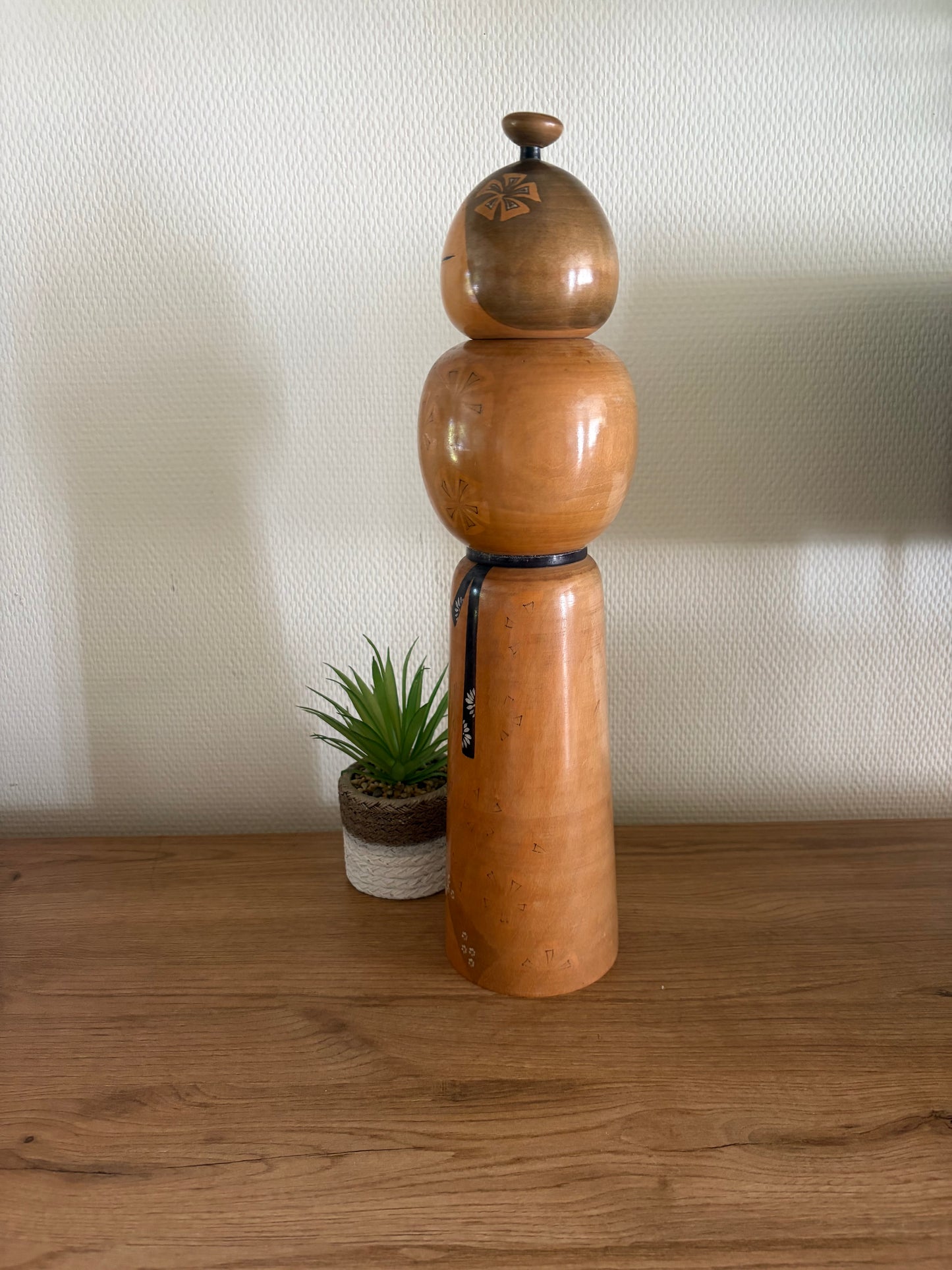 Rare Vintage Creative Kokeshi By Sadao Kishi (1932-1998)- XL 45cm
