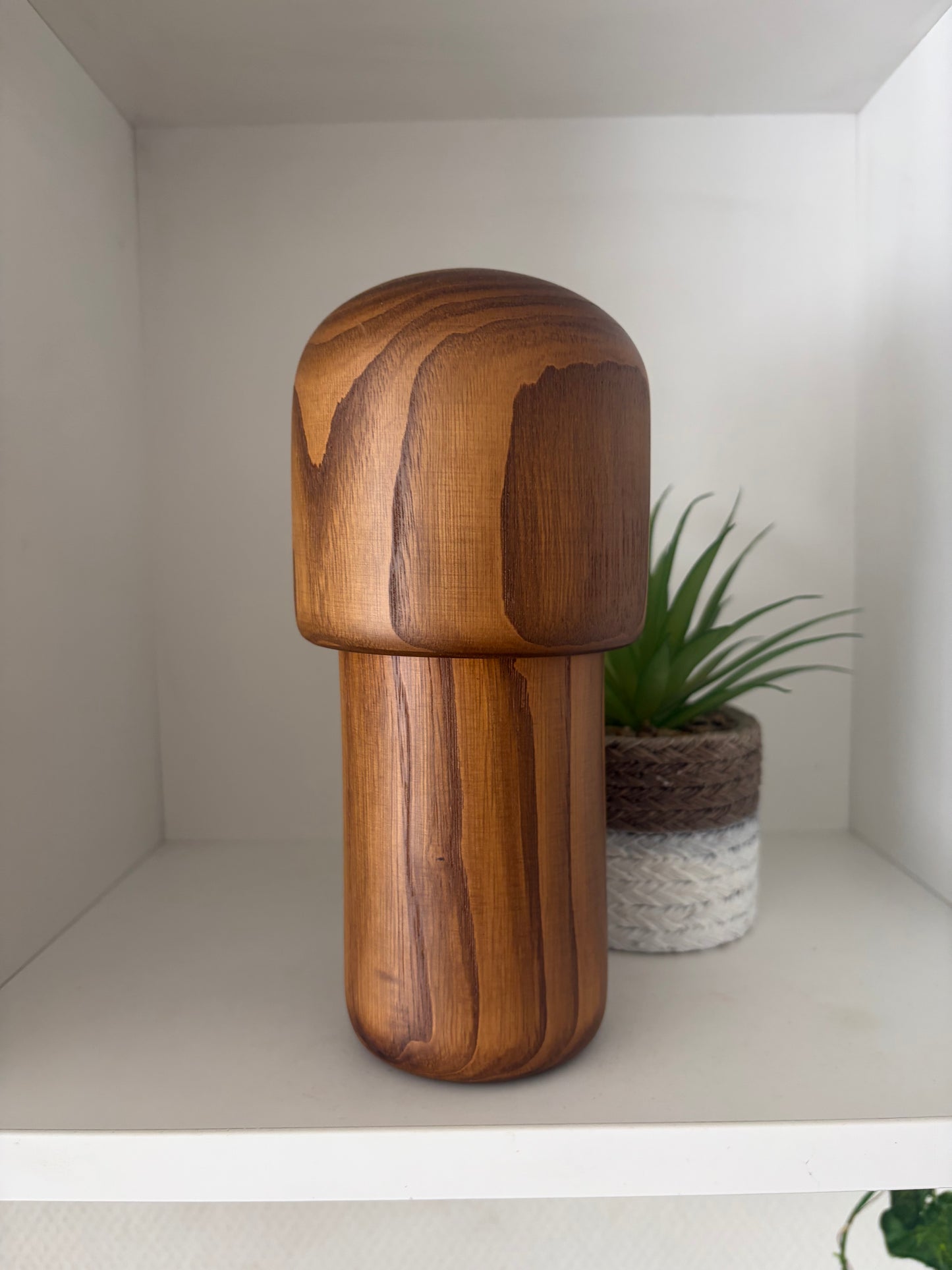 vintage Gumma kokeshi by Usaburo with hidden storage!