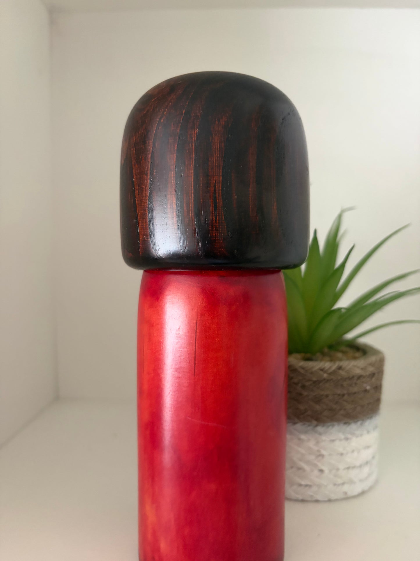 Vintage Gumma kokeshi by Usaburo