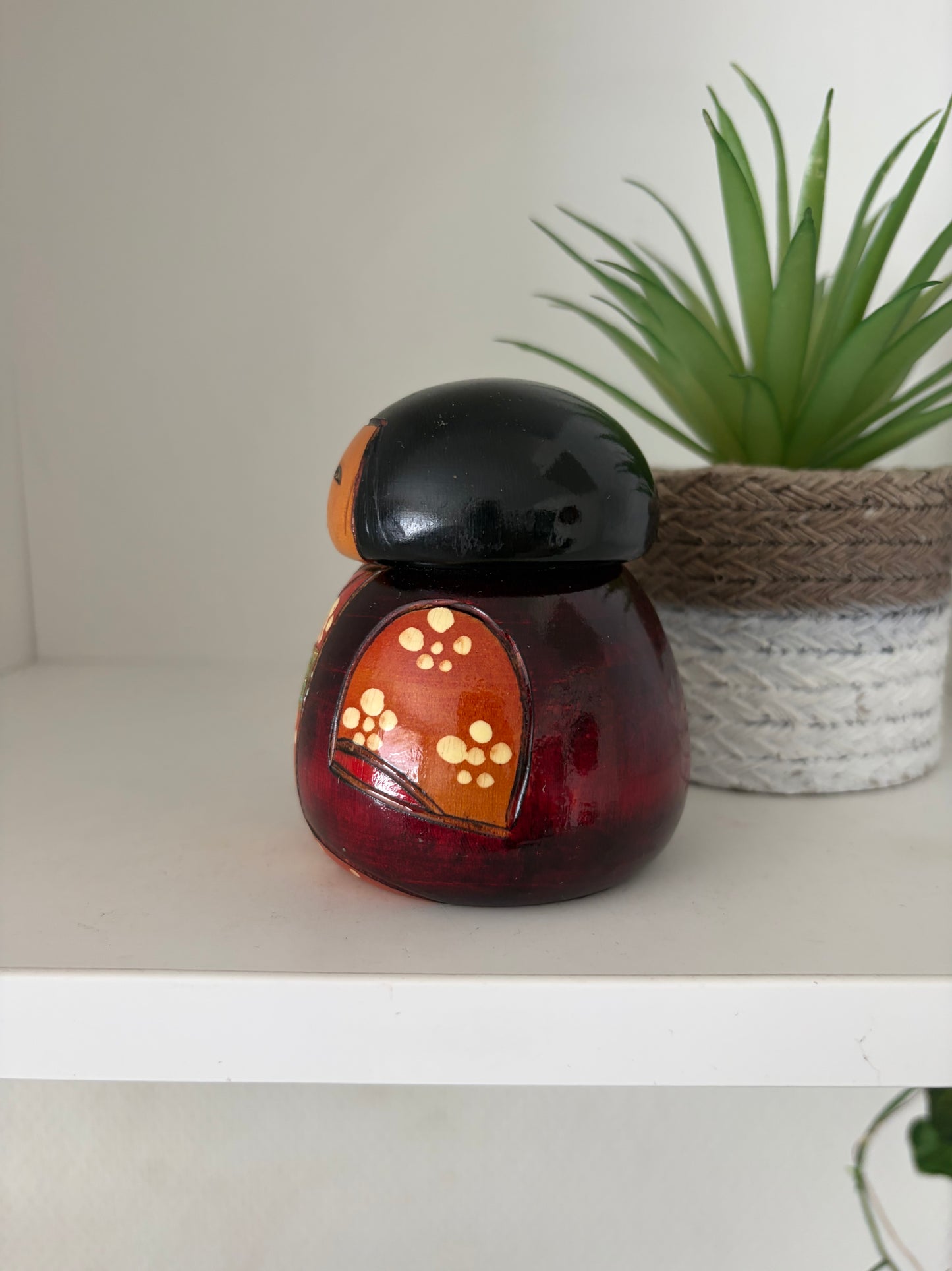 Rare Vintage creative kokeshi by Toshio Sekiguchi (1947-)