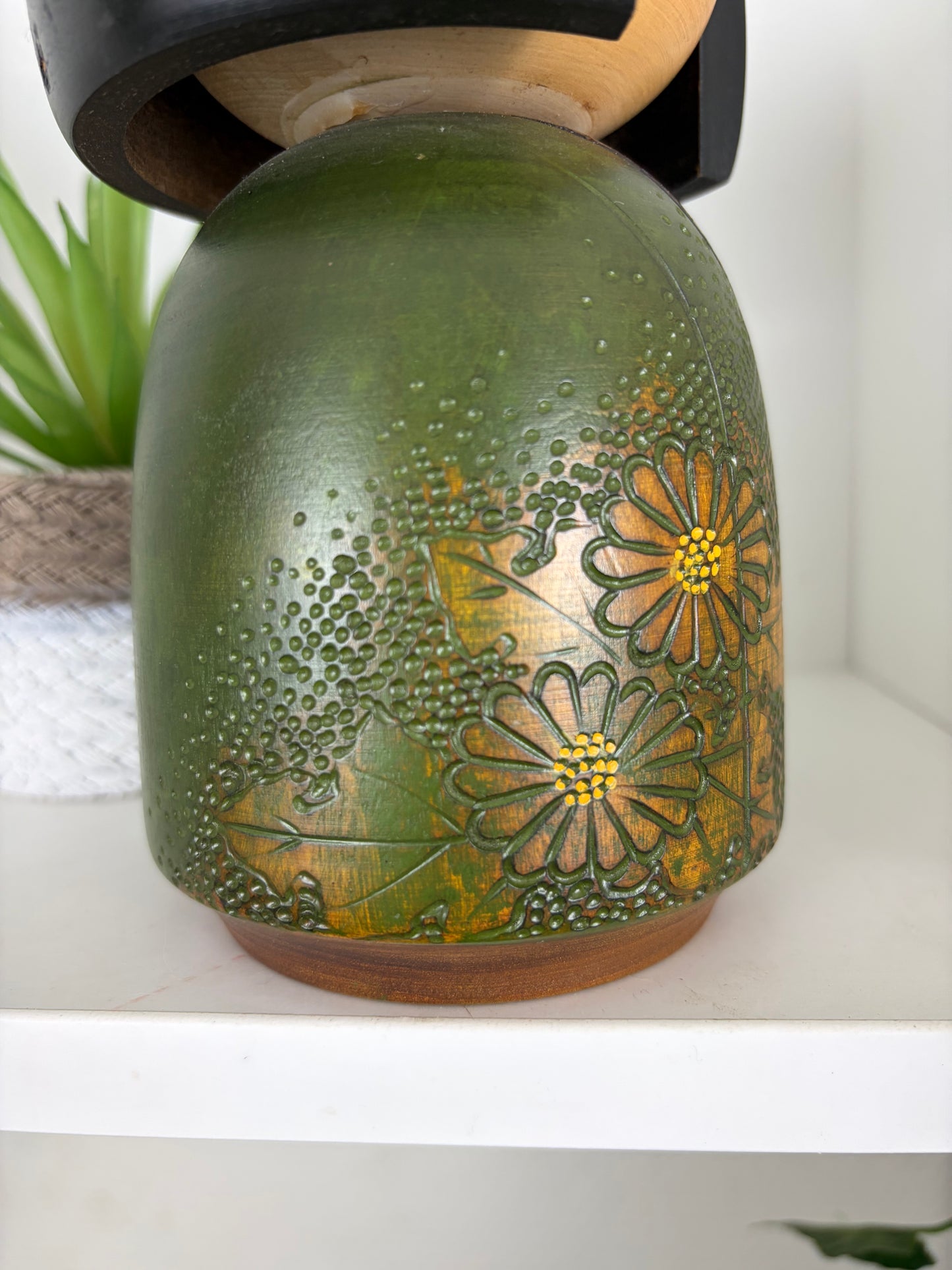 Vintage Gumma kokeshi by Kisaku