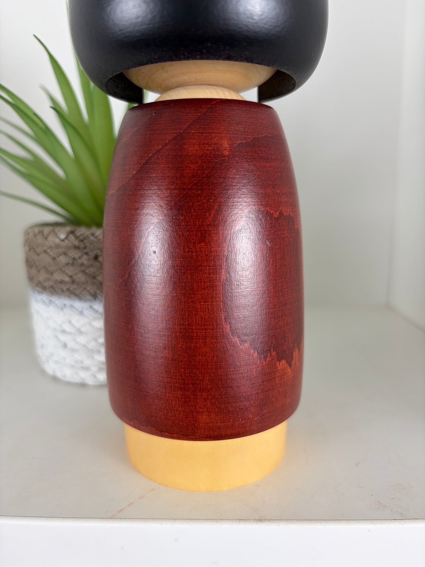 Vintage Sosaku kokeshi by Sato Suigai (1920-)