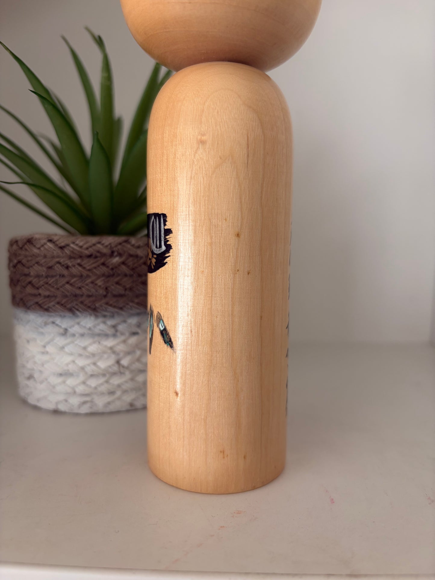 Vintage Creative Kokeshi By Takahashi Akinori (1957-)