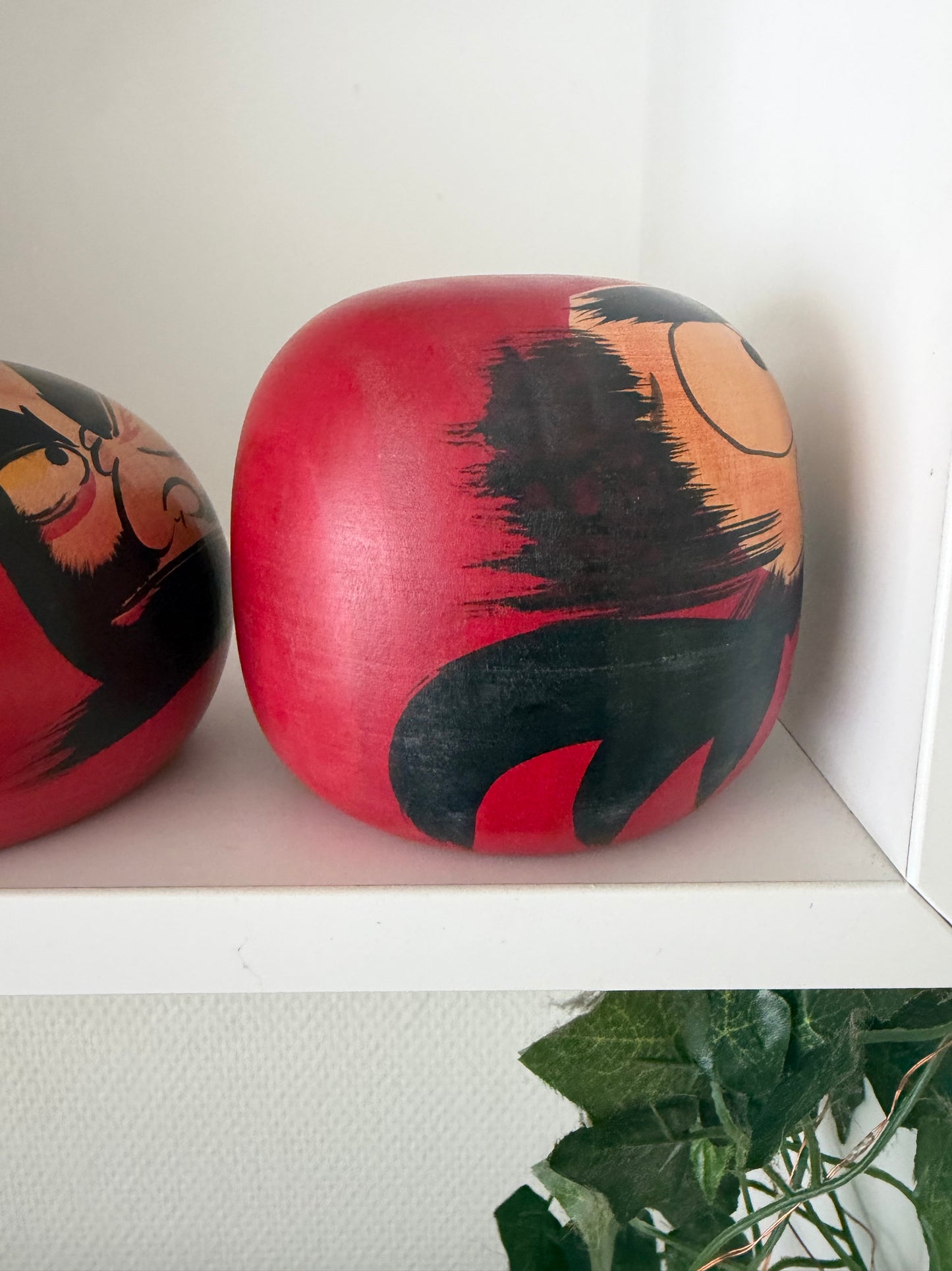 Complete first edition collection of 10 Daruma kokeshi by the Sony Family Club